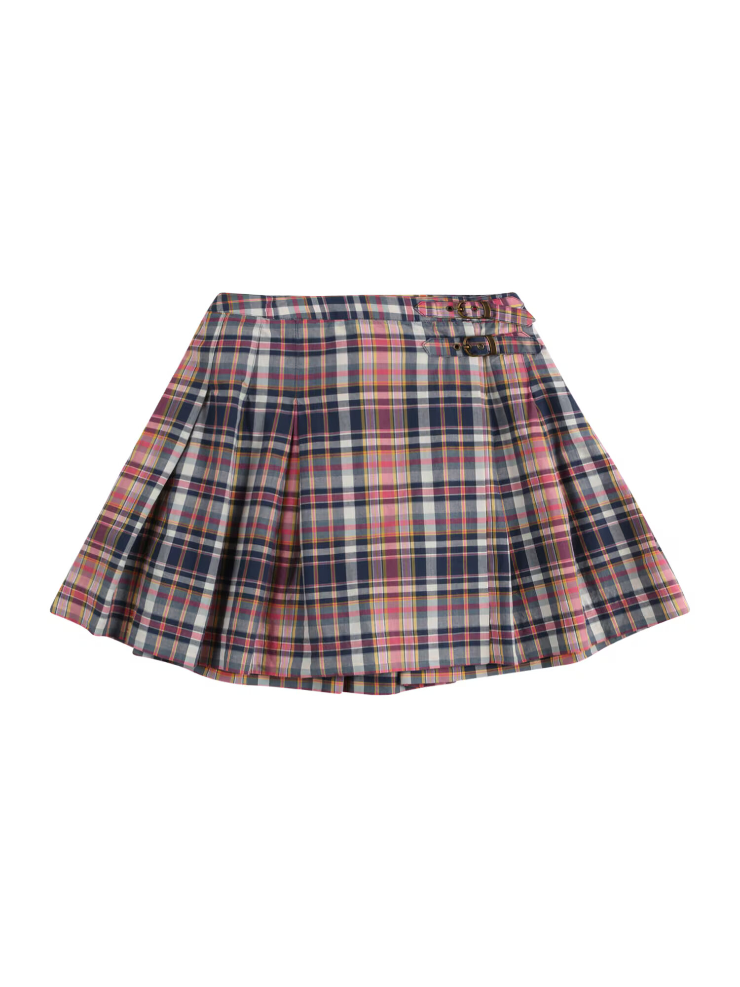 Polo Ralph Lauren Fustă 'KILT' albastru închis / galben / roz / alb - Pled.ro