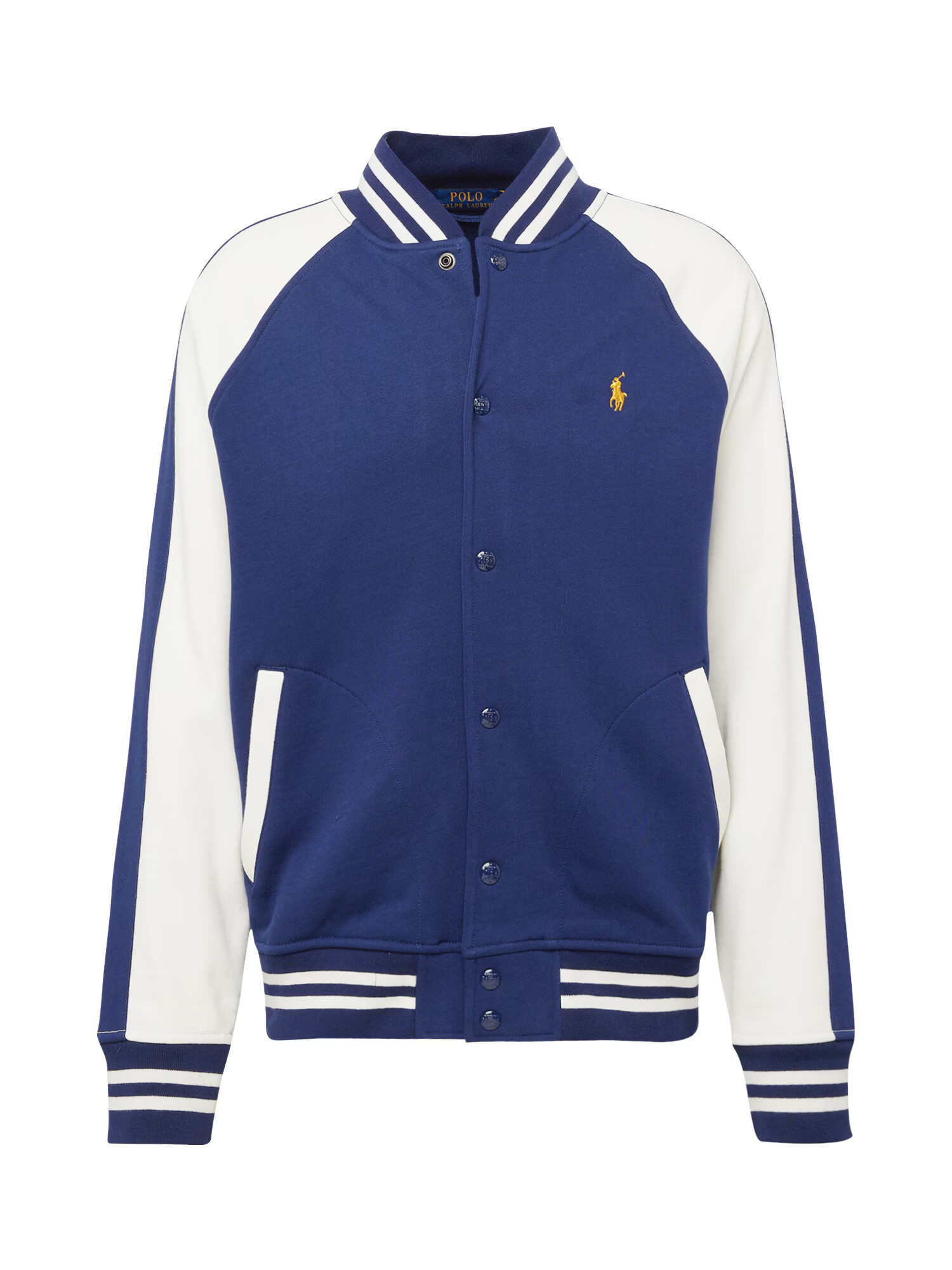 Polo Ralph Lauren Geacă de primăvară-toamnă albastru cobalt / galben / alb - Pled.ro