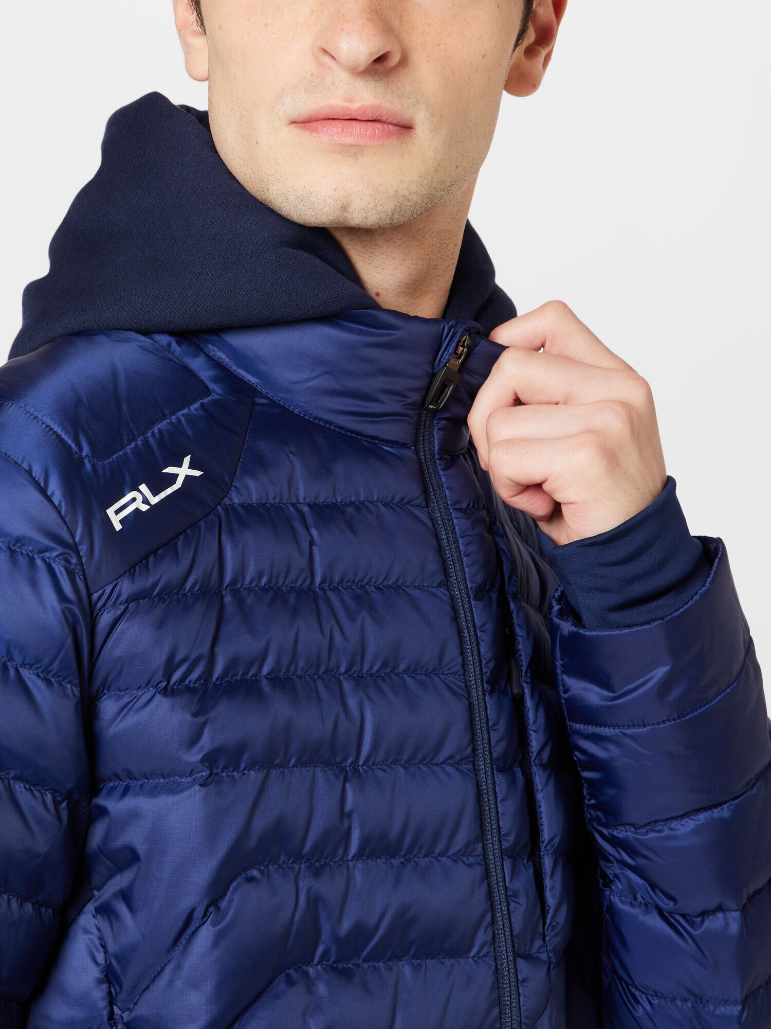 Polo Ralph Lauren Geacă de primăvară-toamnă bleumarin / alb - Pled.ro