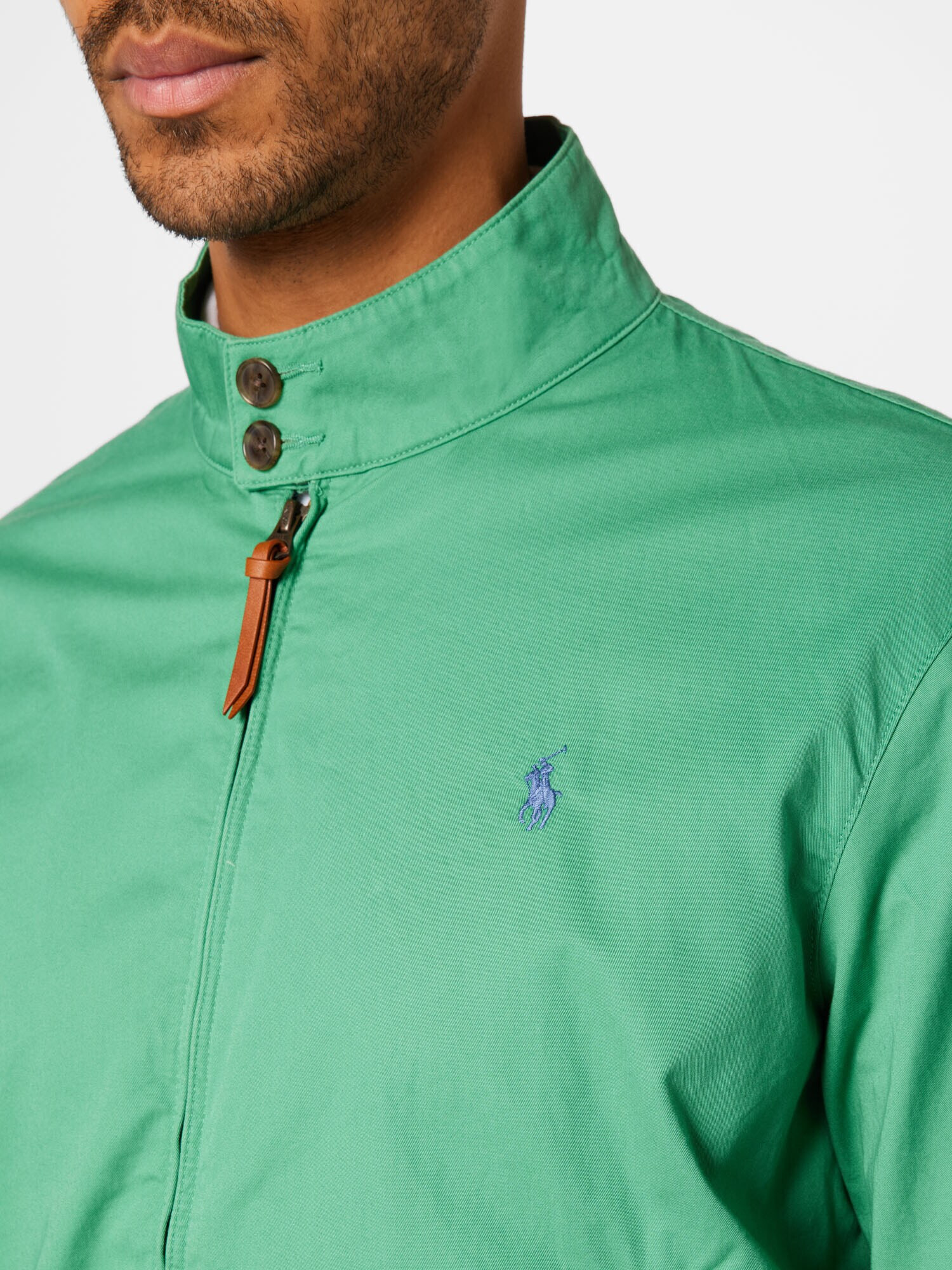 Polo Ralph Lauren Geacă de primăvară-toamnă verde jad / mov deschis - Pled.ro