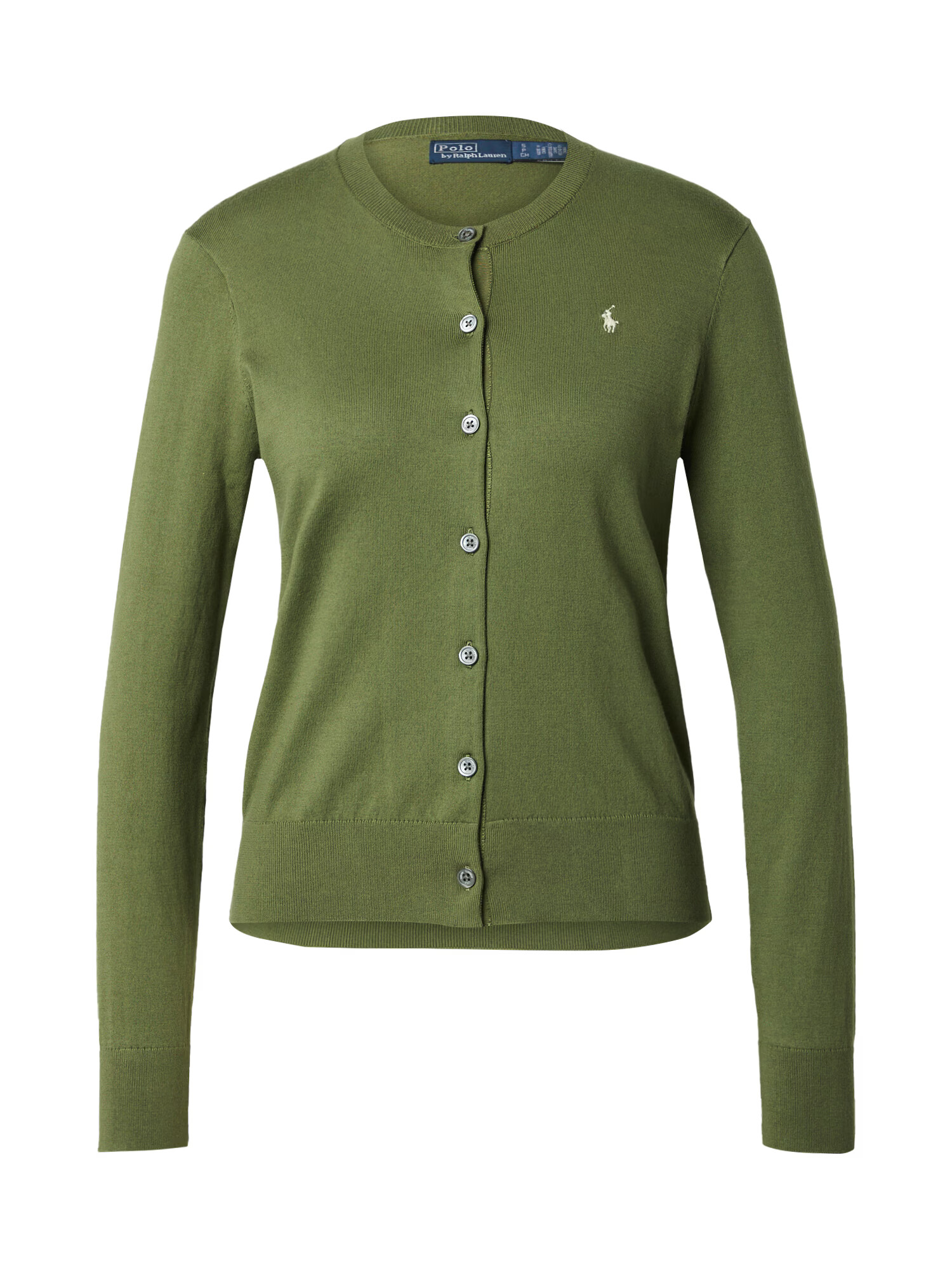 Polo Ralph Lauren Geacă tricotată verde / alb - Pled.ro