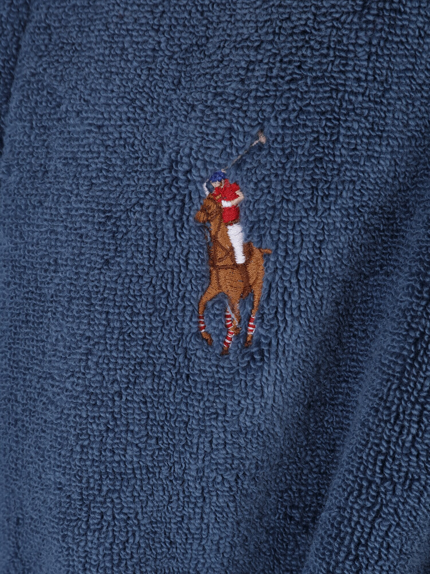 Polo Ralph Lauren Halat de baie lung bleumarin / maro caramel / roșu - Pled.ro