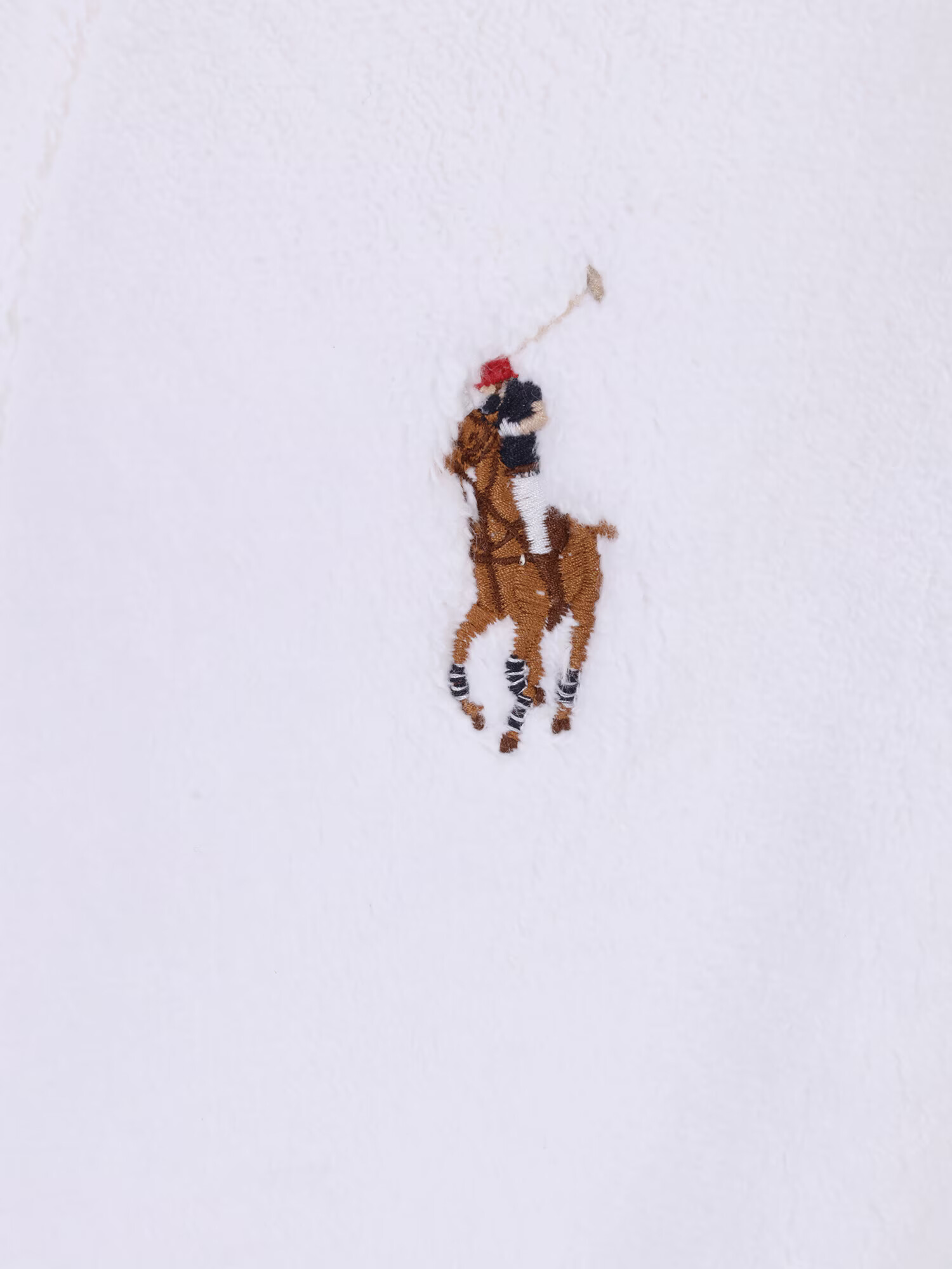 Polo Ralph Lauren Halat de baie lung maro / roșu / alb - Pled.ro