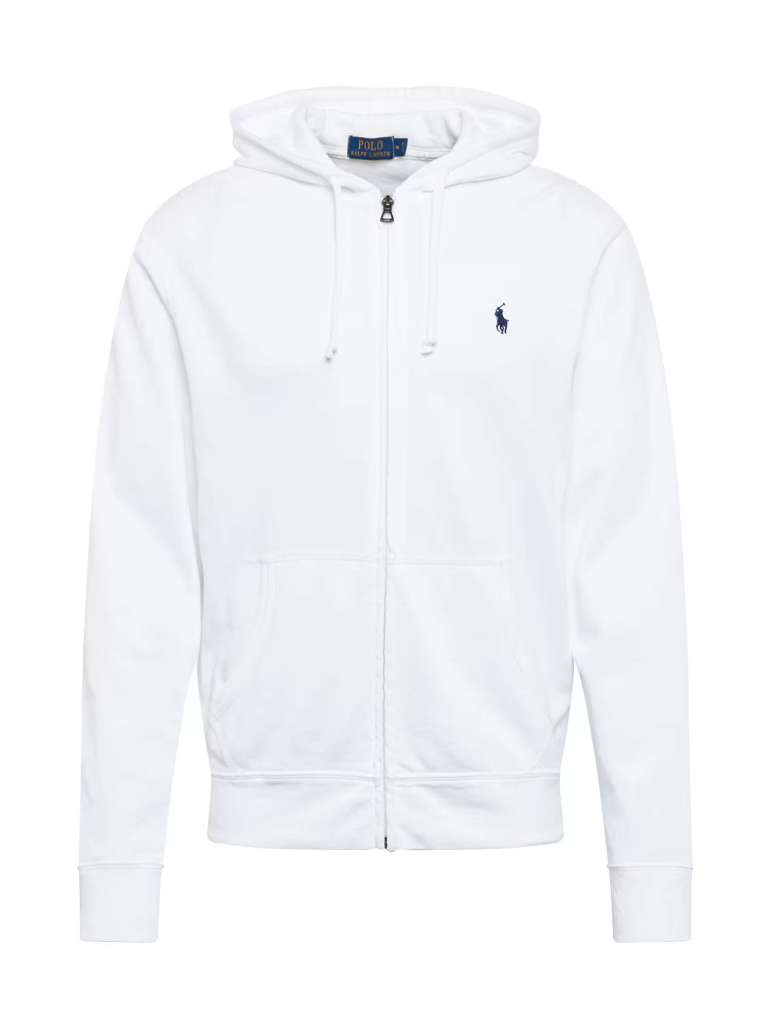 Polo Ralph Lauren Hanorac 'LSFZHOODM12-LONG SLEEVE-KNIT' alb - Pled.ro