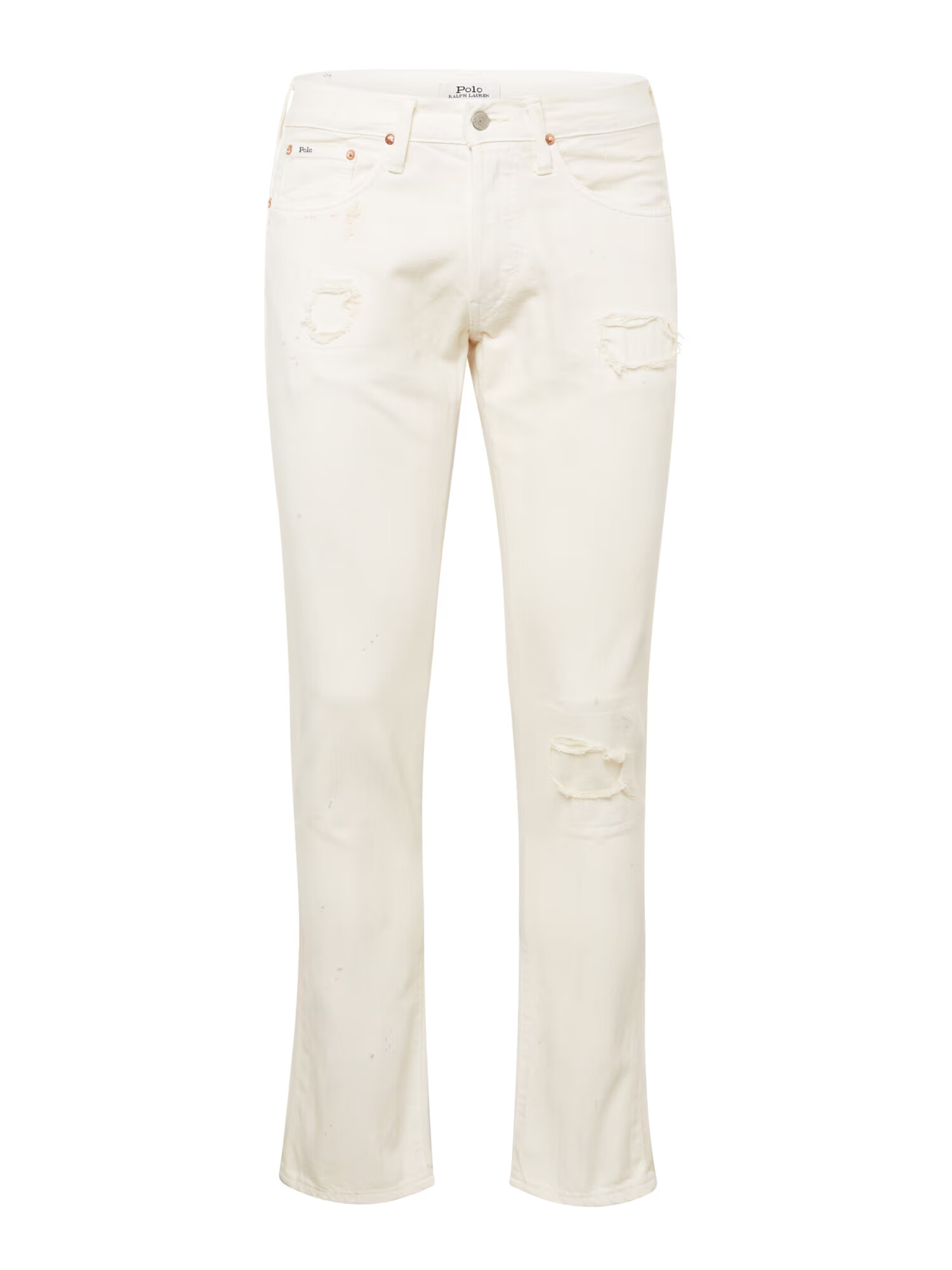 Polo Ralph Lauren Jeans alb denim - Pled.ro