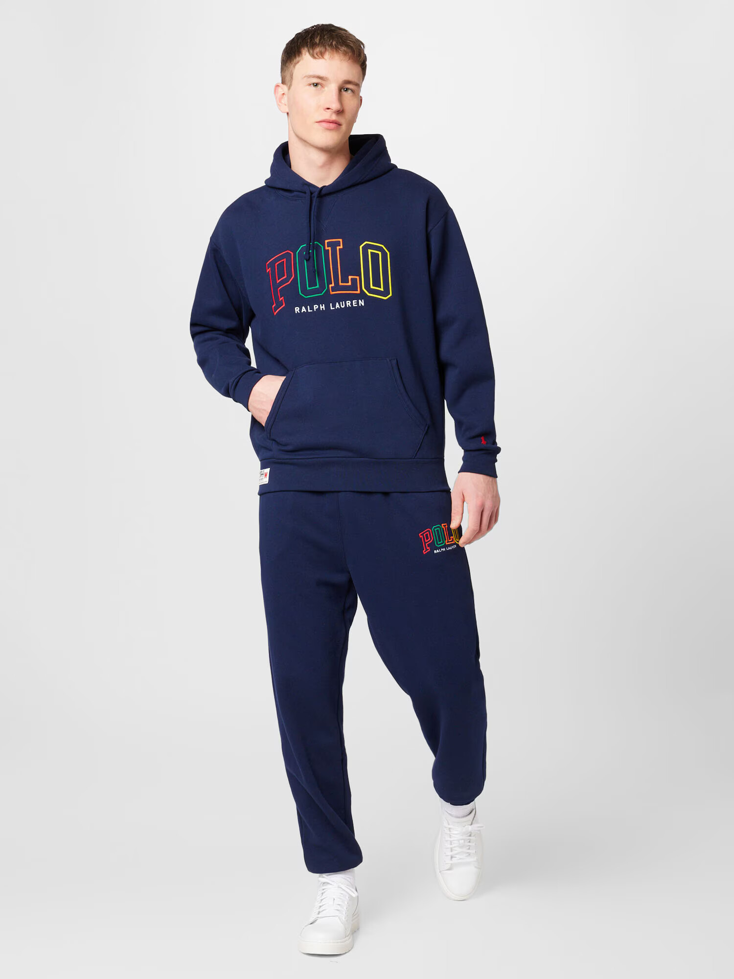 Polo Ralph Lauren Pantaloni albastru noapte / galben / portocaliu / roșu - Pled.ro