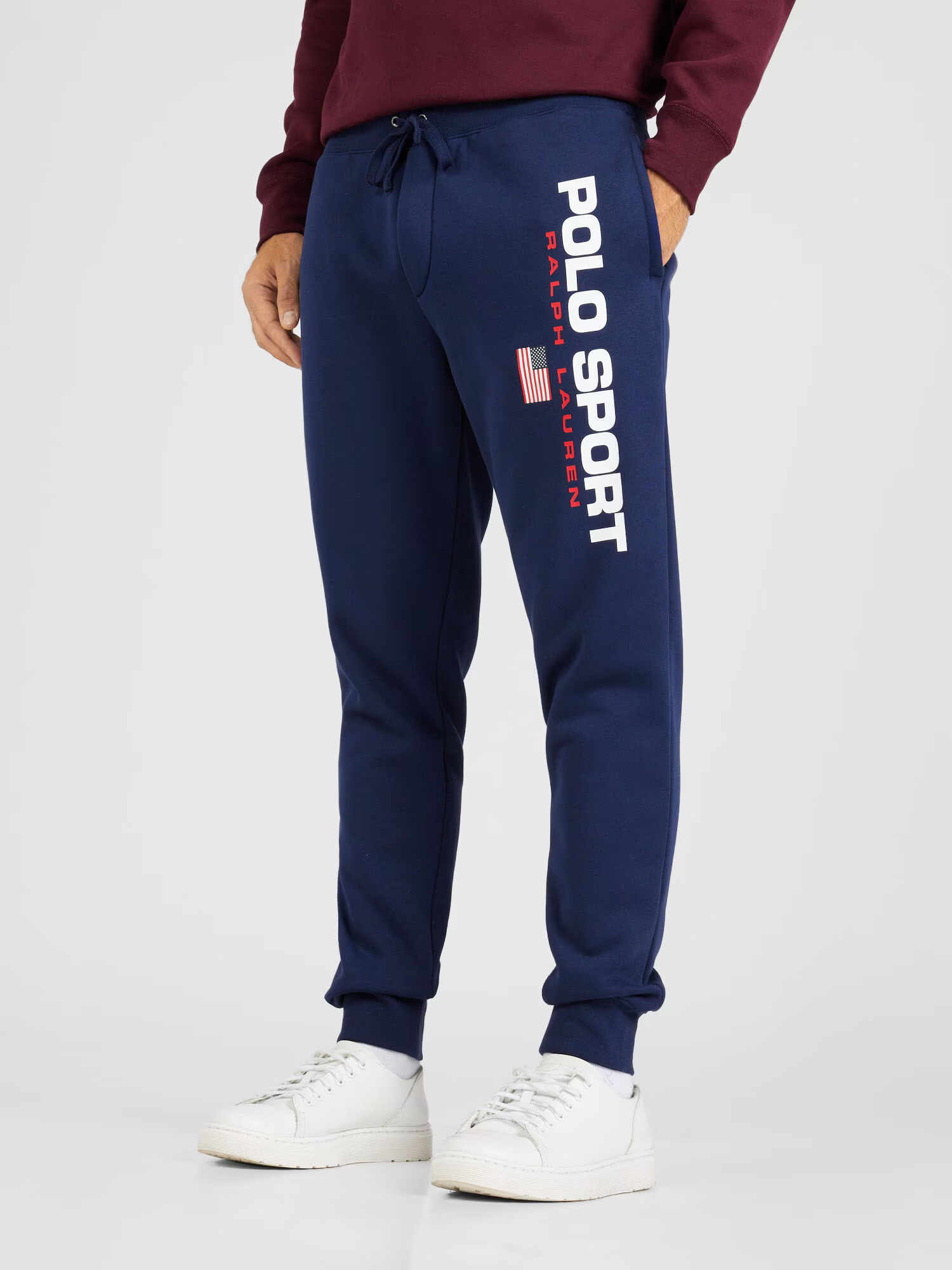 Polo Ralph Lauren Pantaloni bleumarin / albastru închis / roșu / alb - Pled.ro