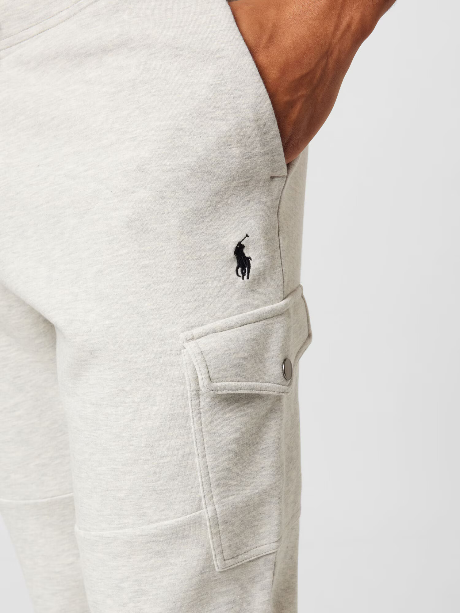 Polo Ralph Lauren Pantaloni cu buzunare gri deschis - Pled.ro