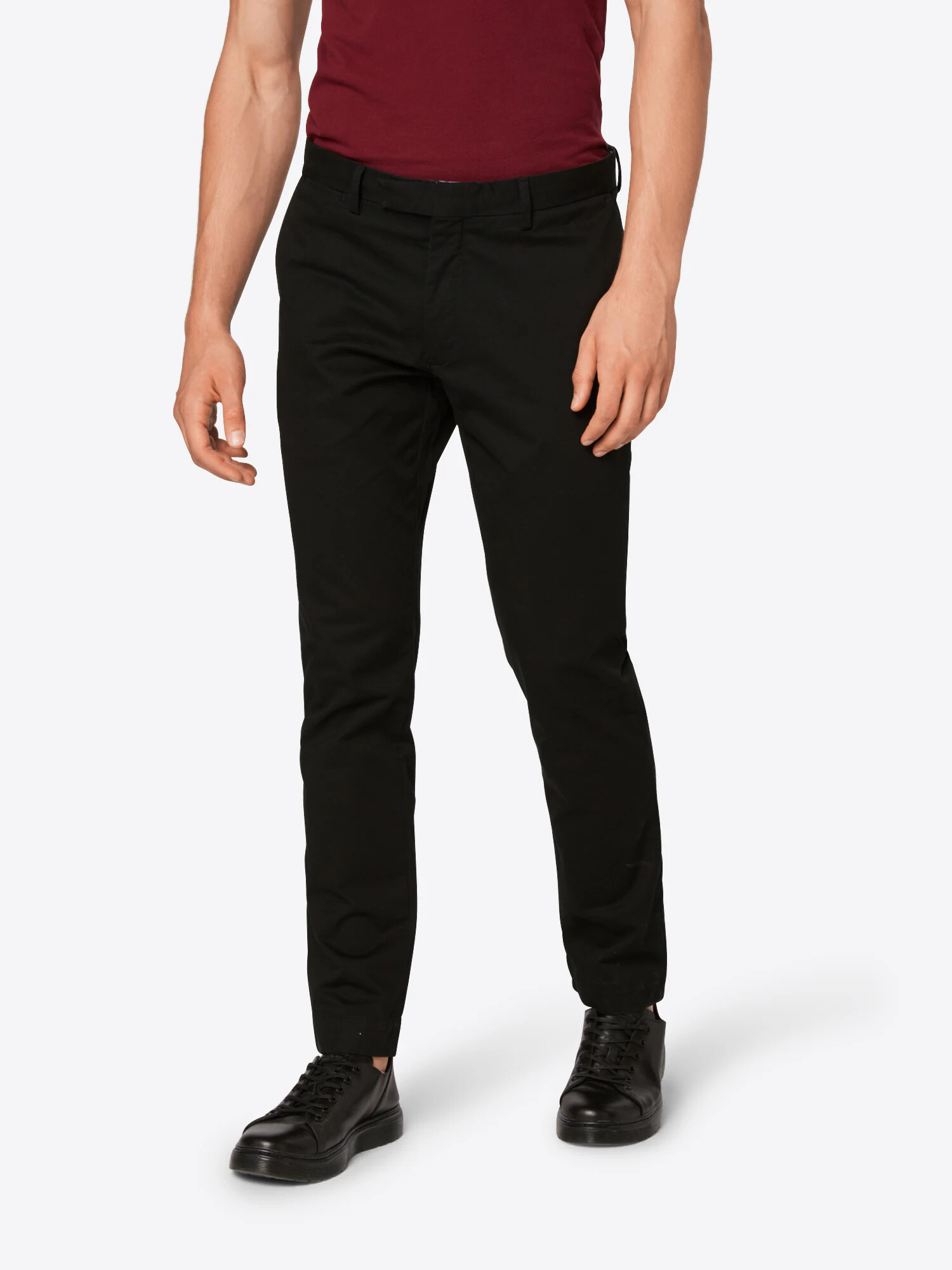 Polo Ralph Lauren Pantaloni eleganți 'SLFHDNP-FLAT-PANT' negru - Pled.ro