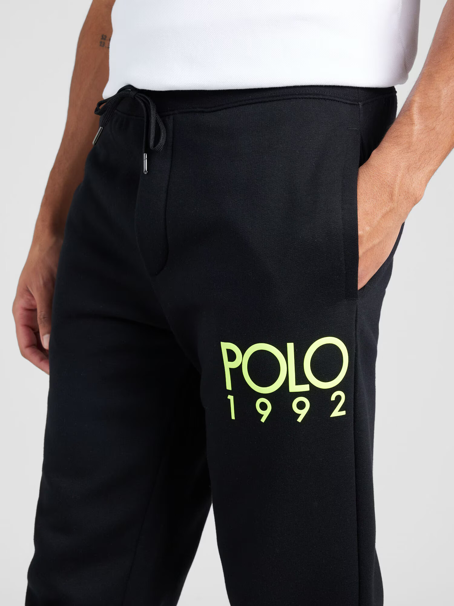 Polo Ralph Lauren Pantaloni 'M2-ATHLETIC' verde iarbă / negru - Pled.ro