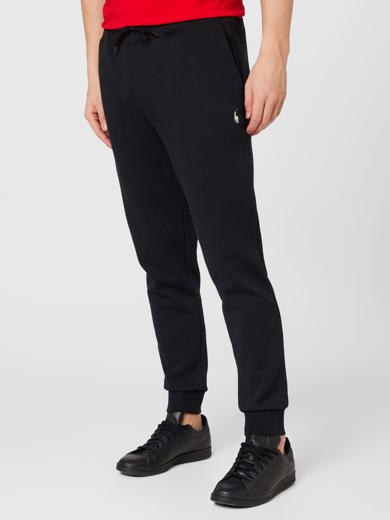 Polo Ralph Lauren Pantaloni negru / alb - Pled.ro