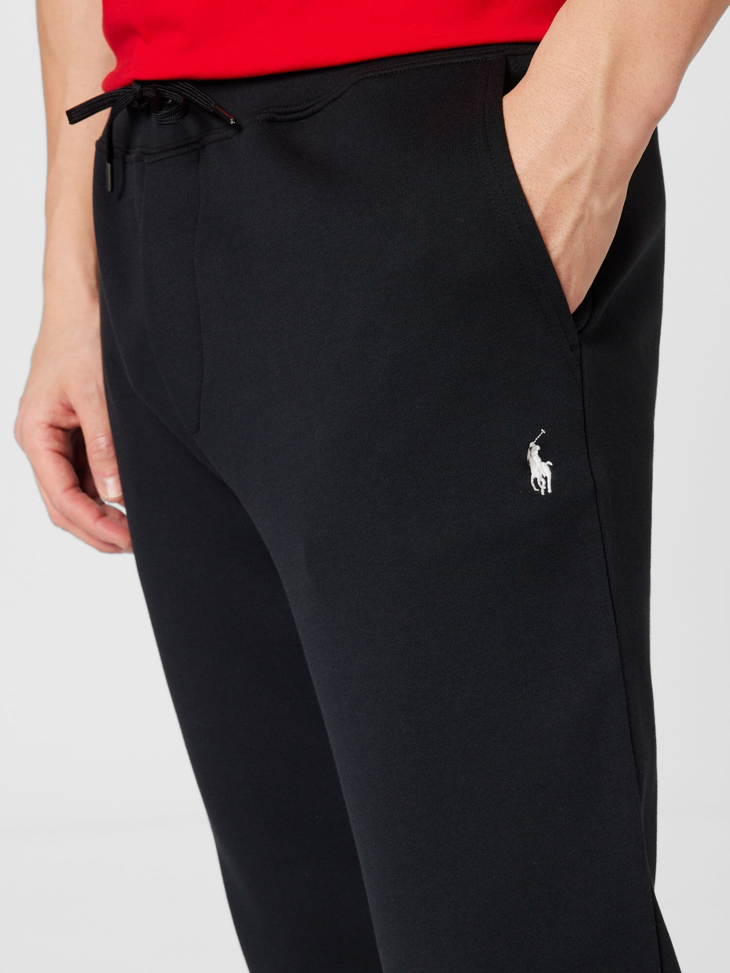 Polo Ralph Lauren Pantaloni negru / alb - Pled.ro