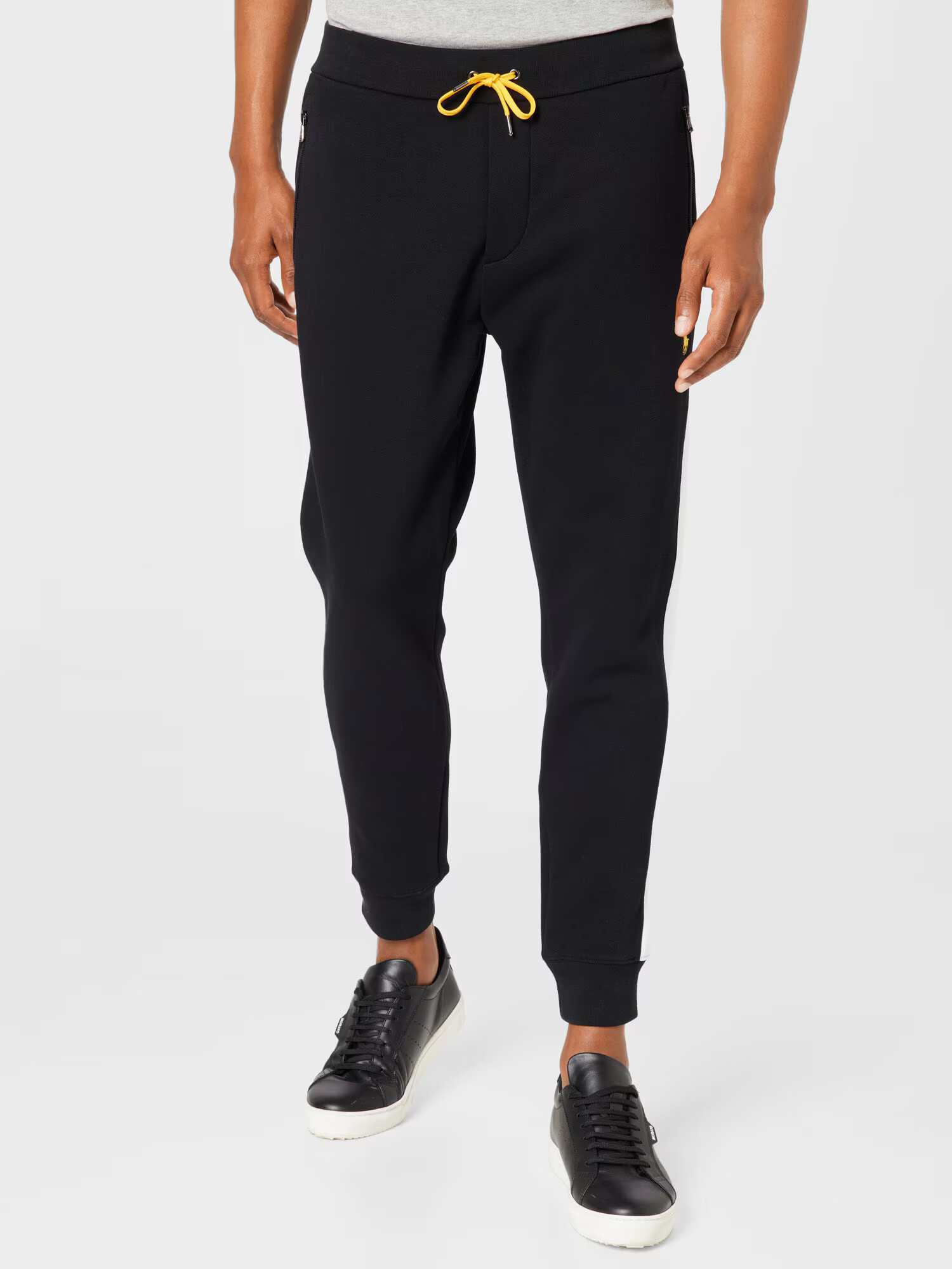 Polo Ralph Lauren Pantaloni negru / alb - Pled.ro