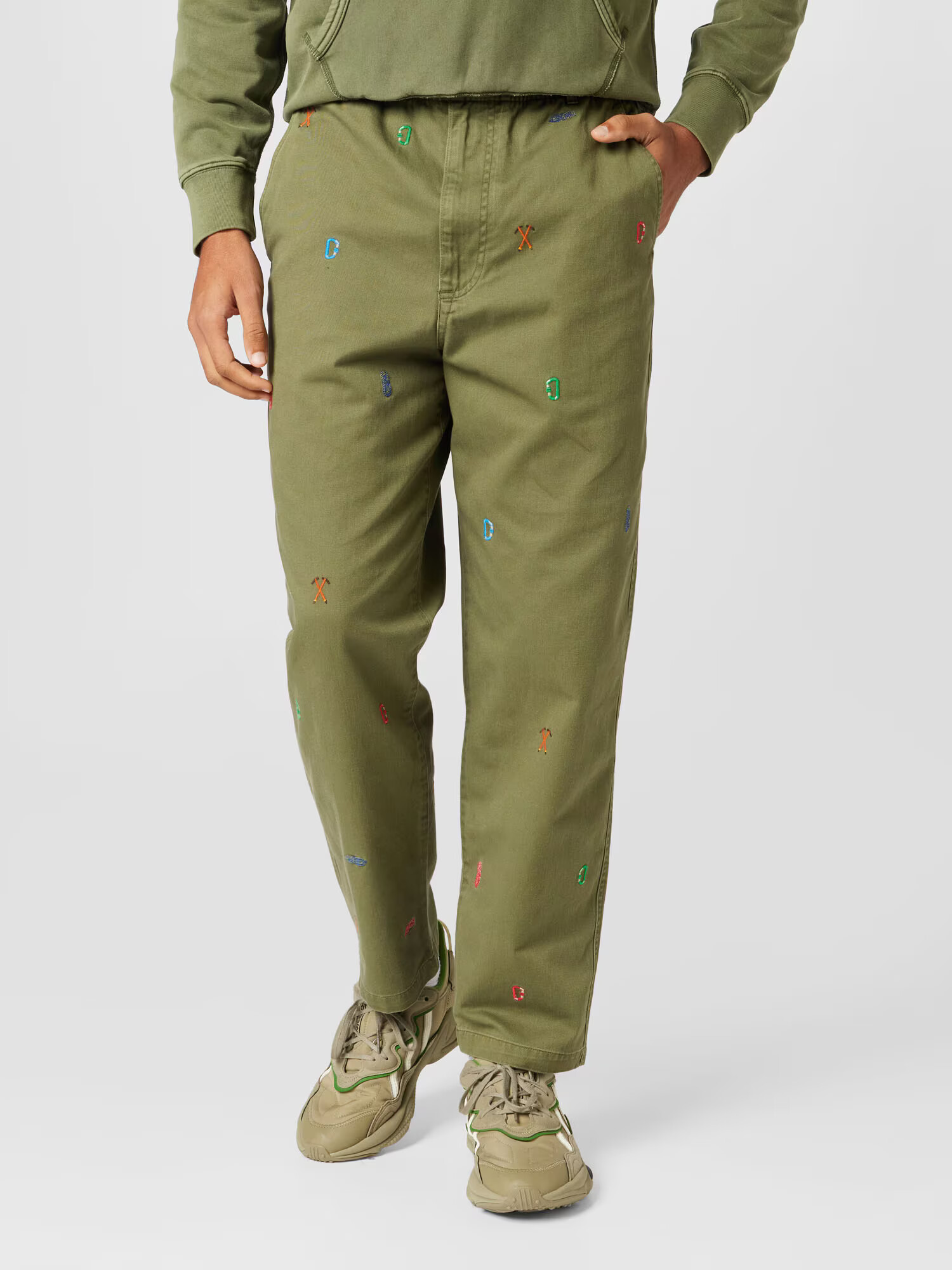 Polo Ralph Lauren Pantaloni 'PLAY' albastru deschis / verde / oliv / portocaliu - Pled.ro