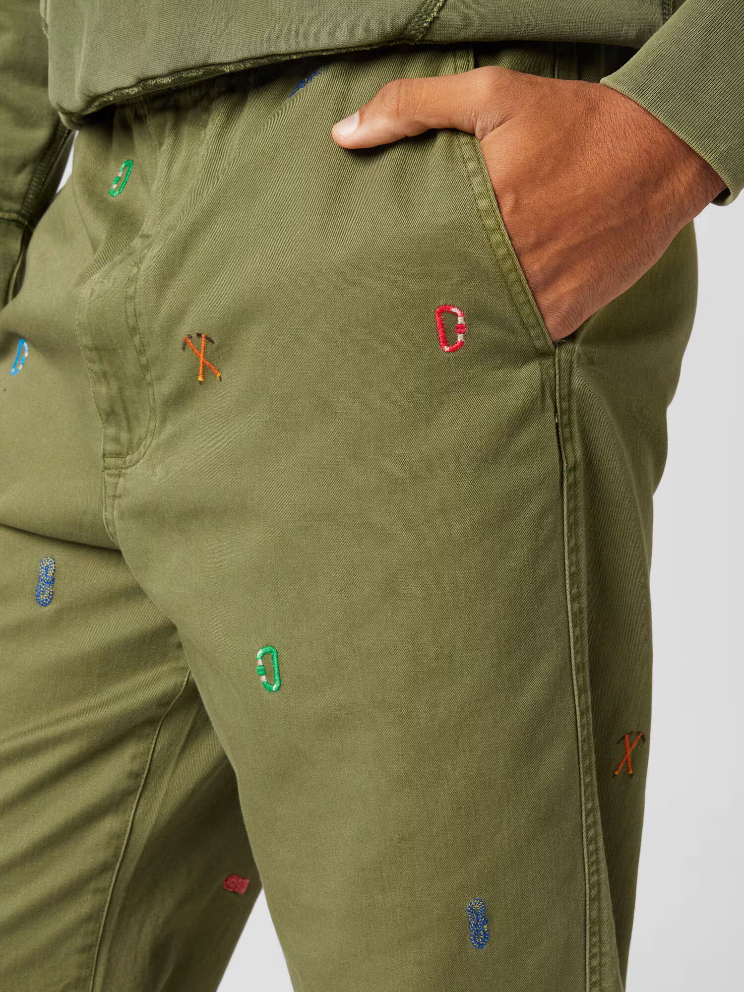 Polo Ralph Lauren Pantaloni 'PLAY' albastru deschis / verde / oliv / portocaliu - Pled.ro