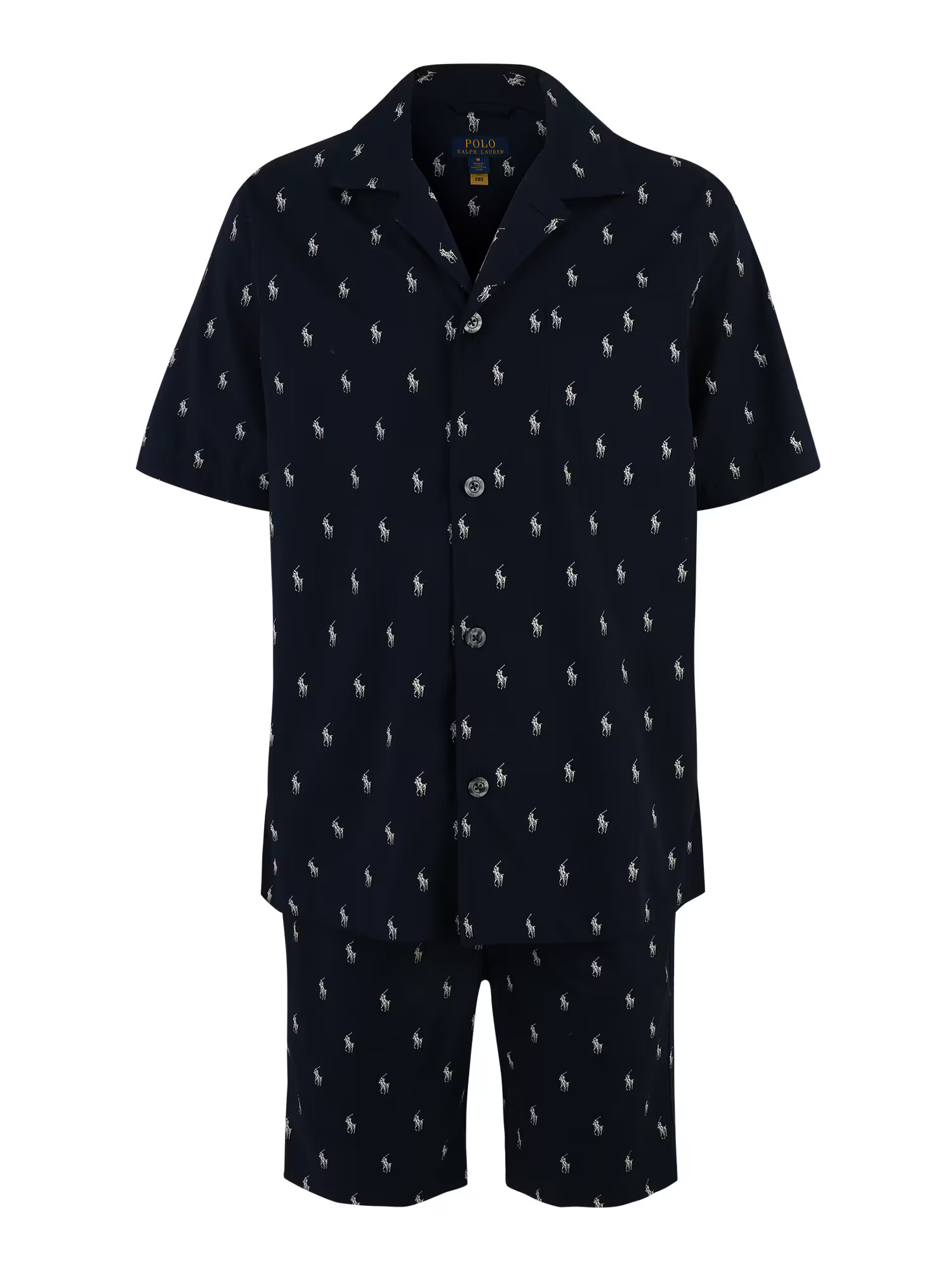 Polo Ralph Lauren Pijama scurtă albastru noapte / alb - Pled.ro