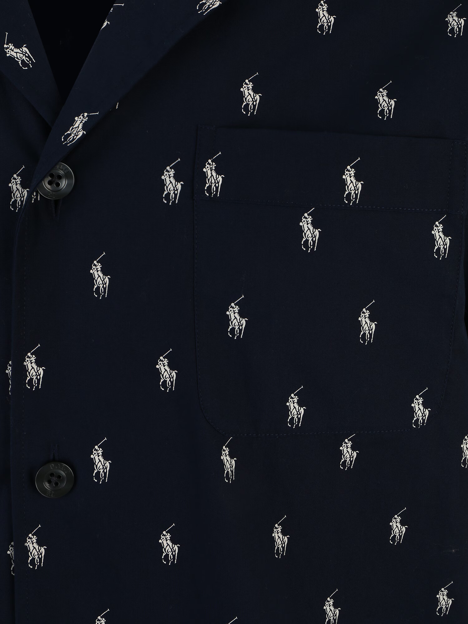 Polo Ralph Lauren Pijama scurtă albastru noapte / alb - Pled.ro