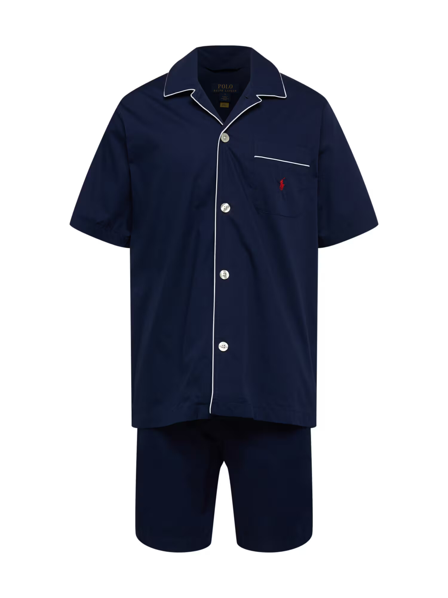 Polo Ralph Lauren Pijama scurtă bleumarin / alb - Pled.ro