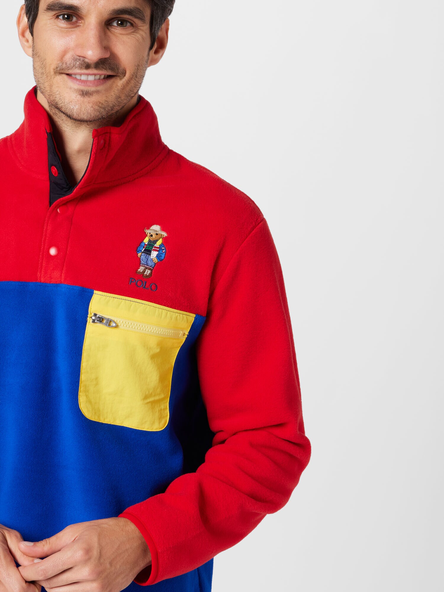 Polo Ralph Lauren Pulover albastru / galben / roșu - Pled.ro