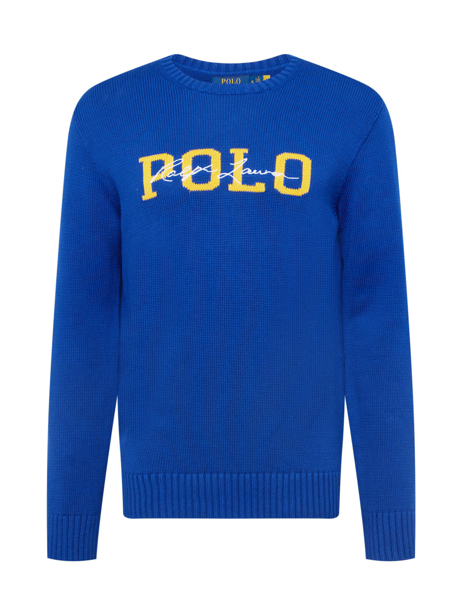 Polo Ralph Lauren Pulover albastru regal / galben / alb - Pled.ro