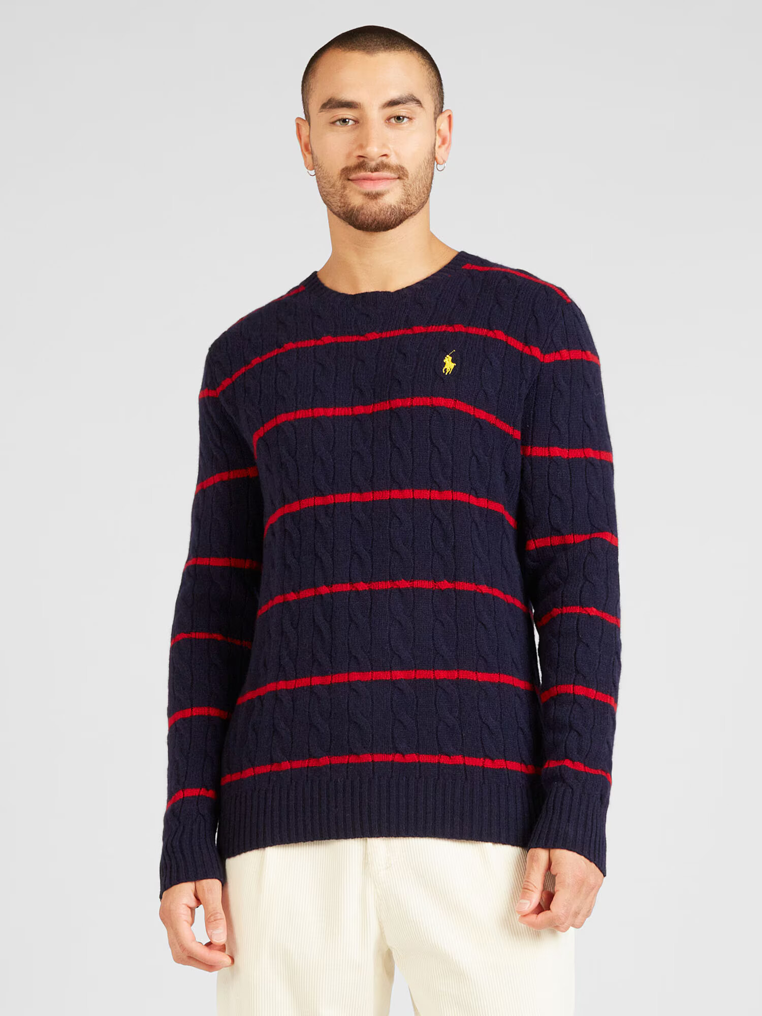 Polo Ralph Lauren Pulover bleumarin / galben / roșu - Pled.ro