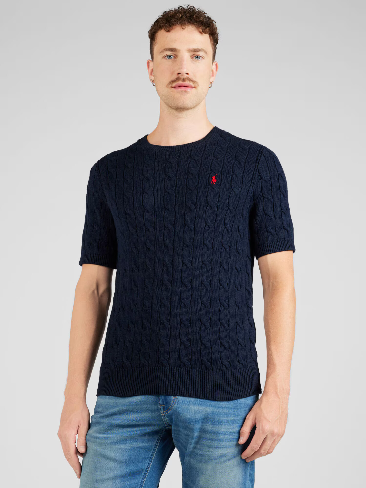 Polo Ralph Lauren Pulover bleumarin / roșu - Pled.ro