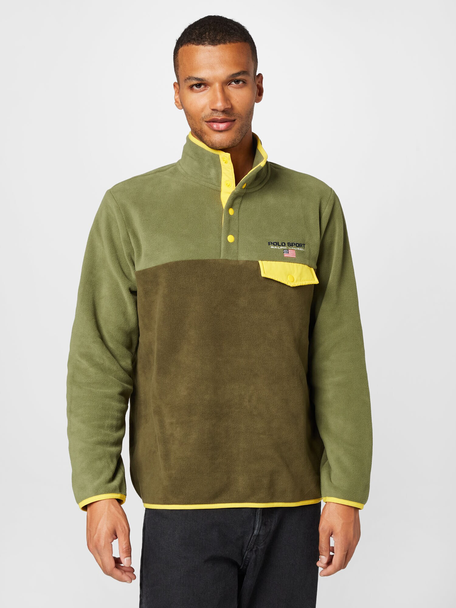 Polo Ralph Lauren Pulover galben / verde / oliv - Pled.ro