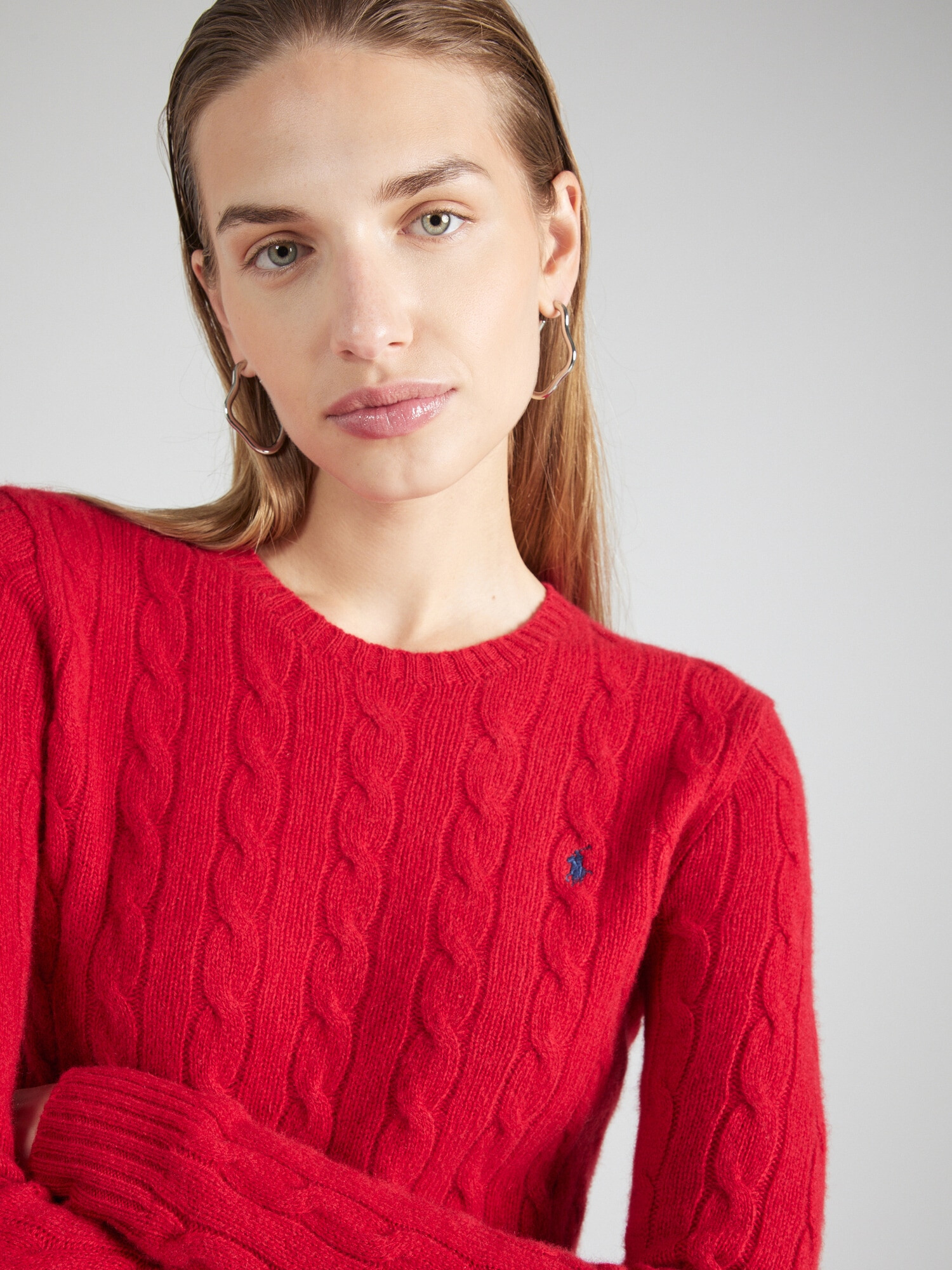 Polo Ralph Lauren Pulover 'JULIANNA' albastru / roșu - Pled.ro