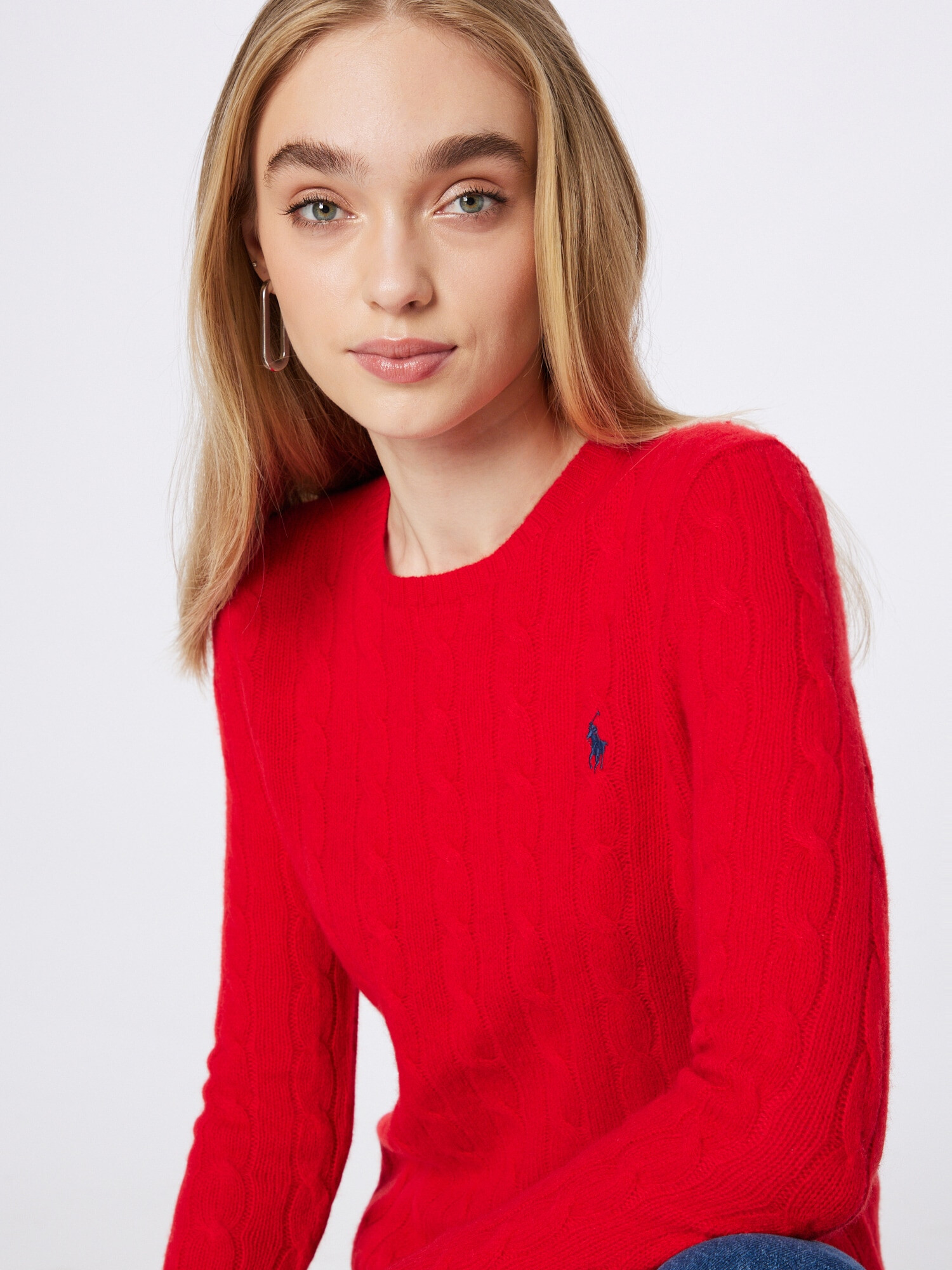 Polo Ralph Lauren Pulover 'JULIANNA' bleumarin / roșu - Pled.ro