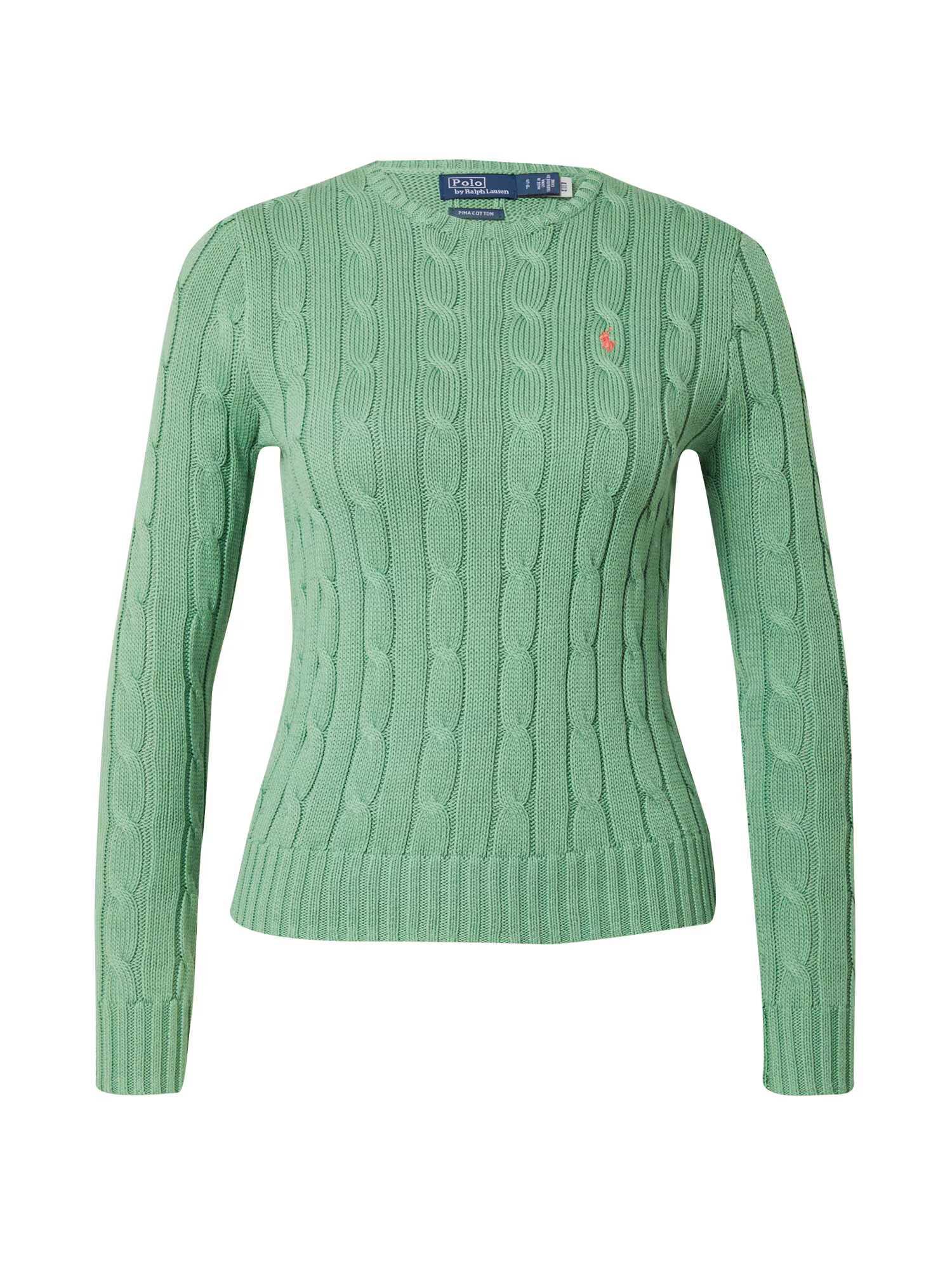 Polo Ralph Lauren Pulover 'JULIANNA' verde kiwi / corai - Pled.ro