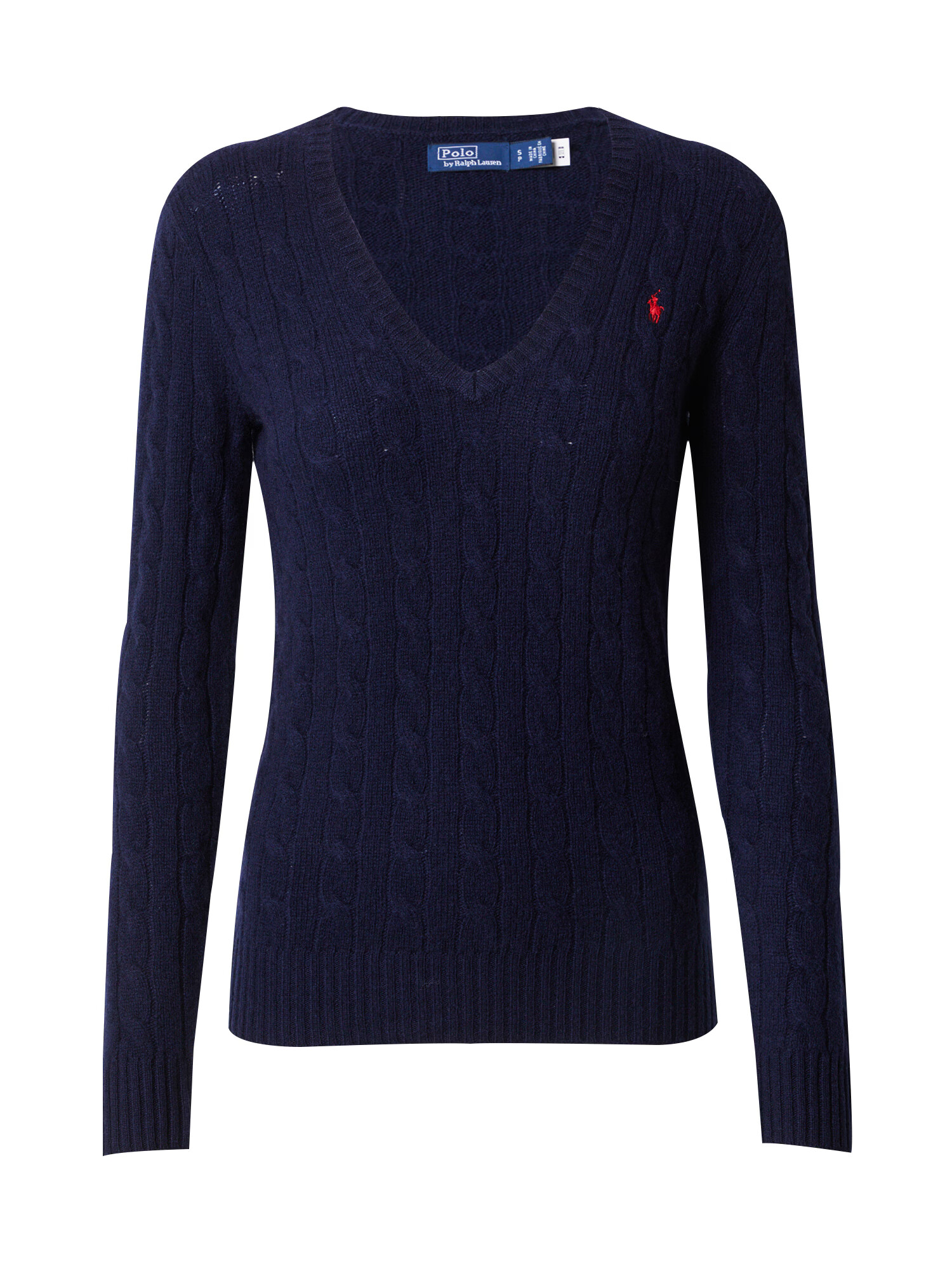 Polo Ralph Lauren Pulover 'KIMBERLY' bleumarin / roșu intens - Pled.ro