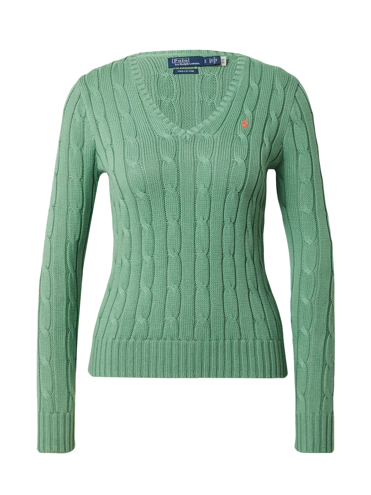 Polo Ralph Lauren Pulover 'KIMBERLY' verde / portocaliu - Pled.ro