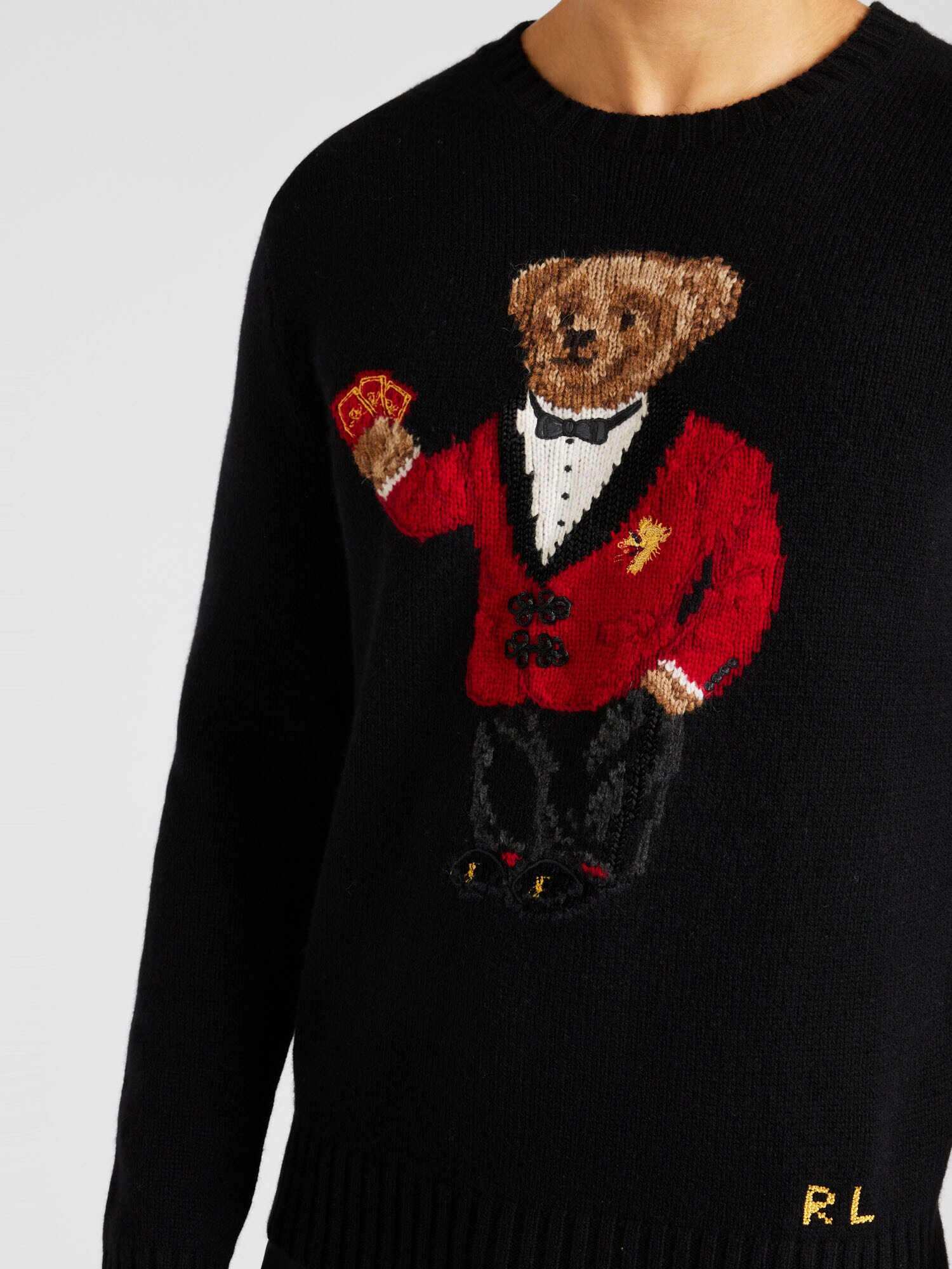 Polo Ralph Lauren Pulover 'NYBEAR' maro / roșu / negru / alb - Pled.ro