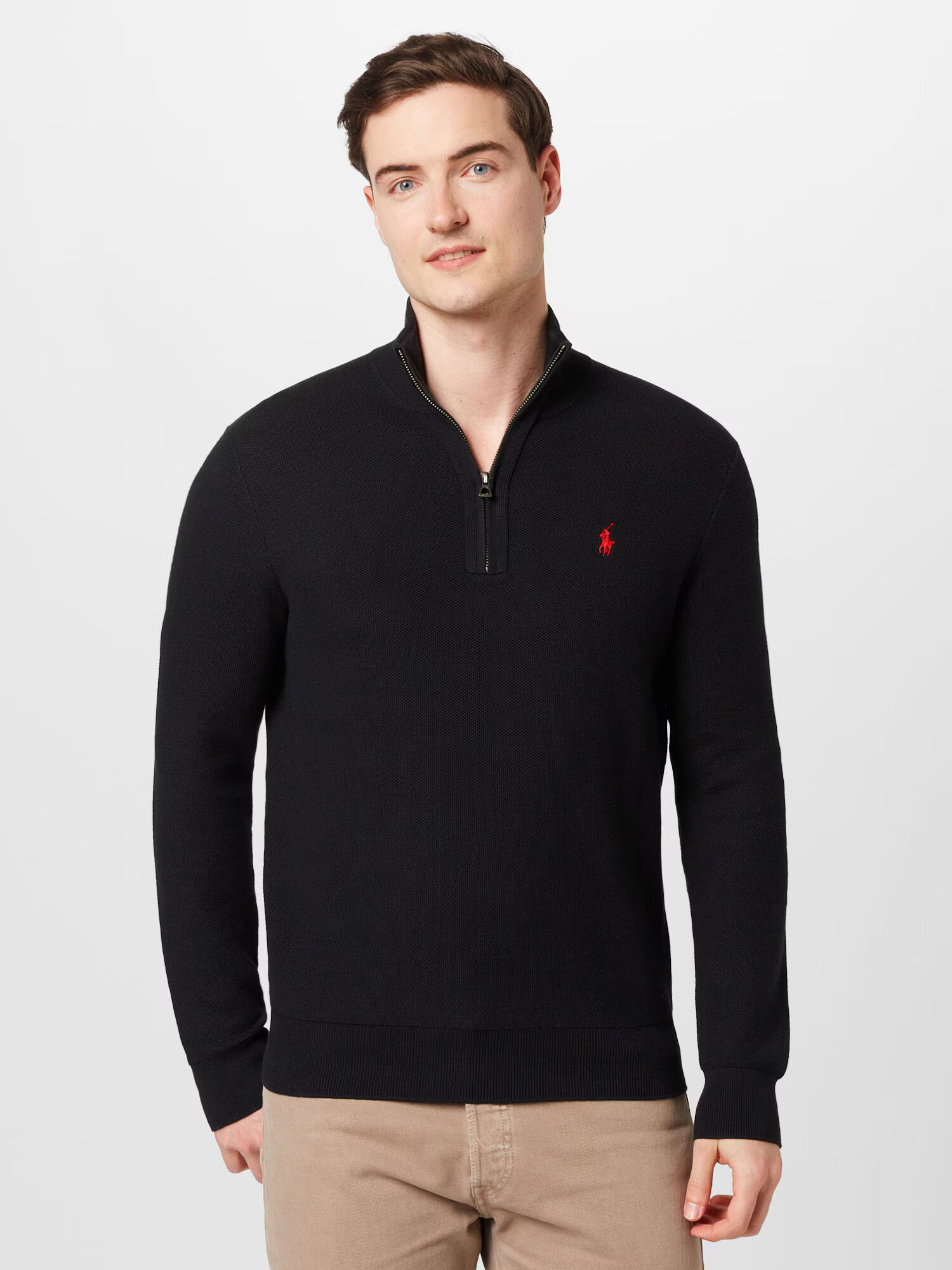 Polo Ralph Lauren Pulover roșu / negru - Pled.ro