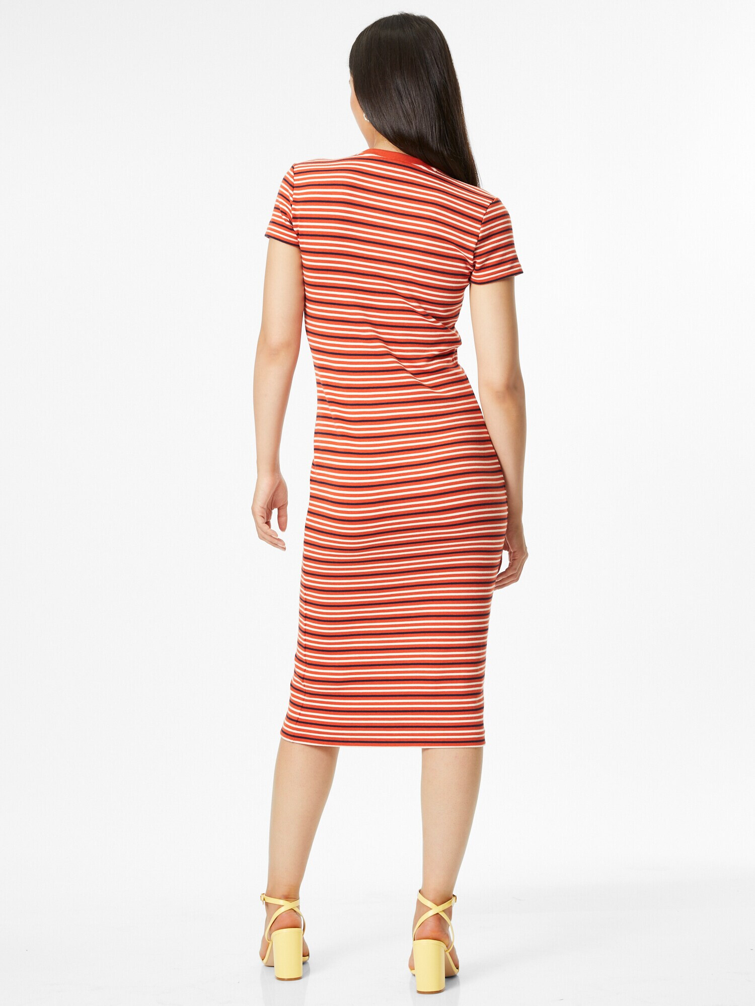 Polo Ralph Lauren Rochie roșu orange / negru / alb - Pled.ro