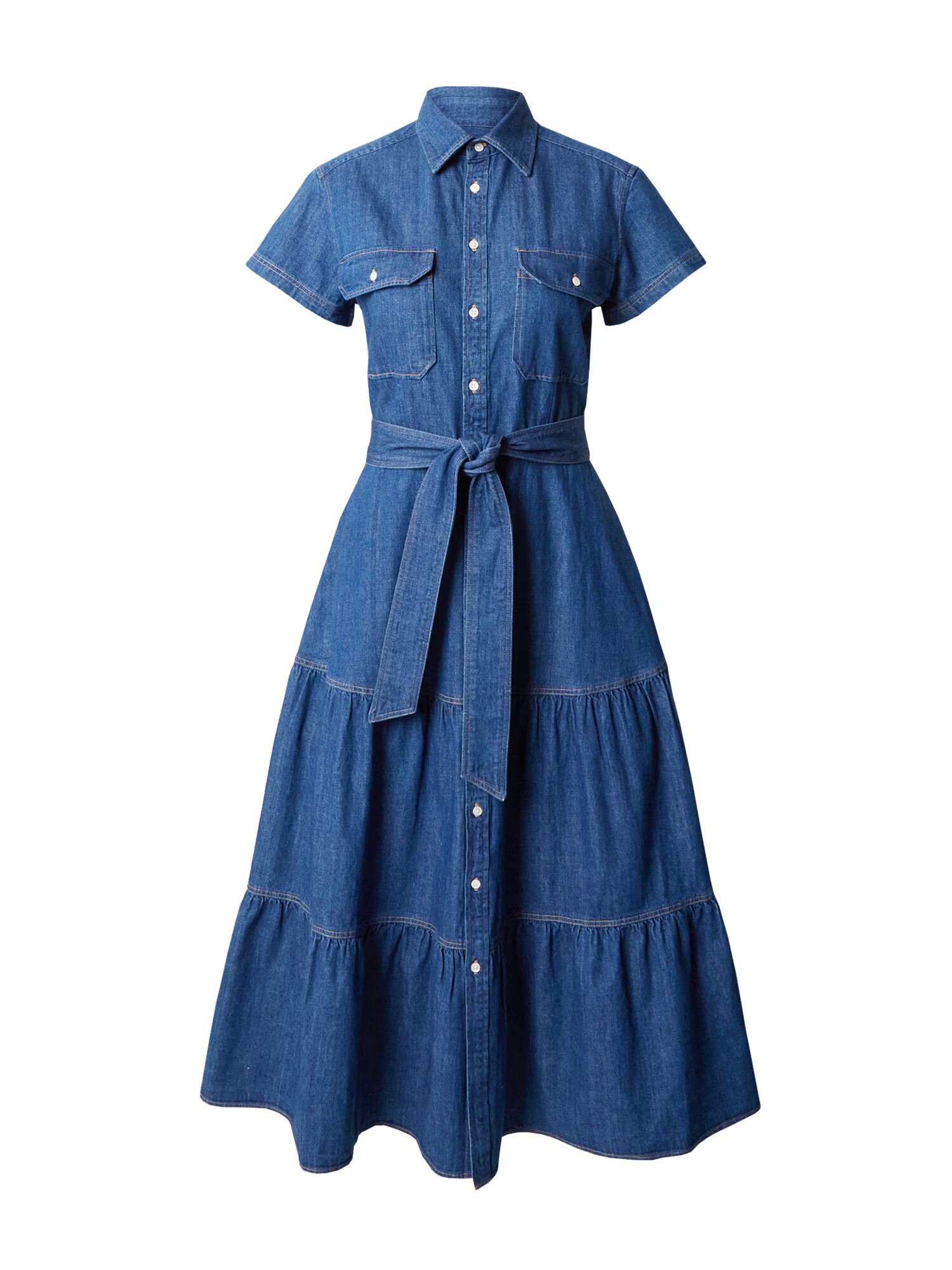 Polo Ralph Lauren Rochie tip bluză albastru denim - Pled.ro