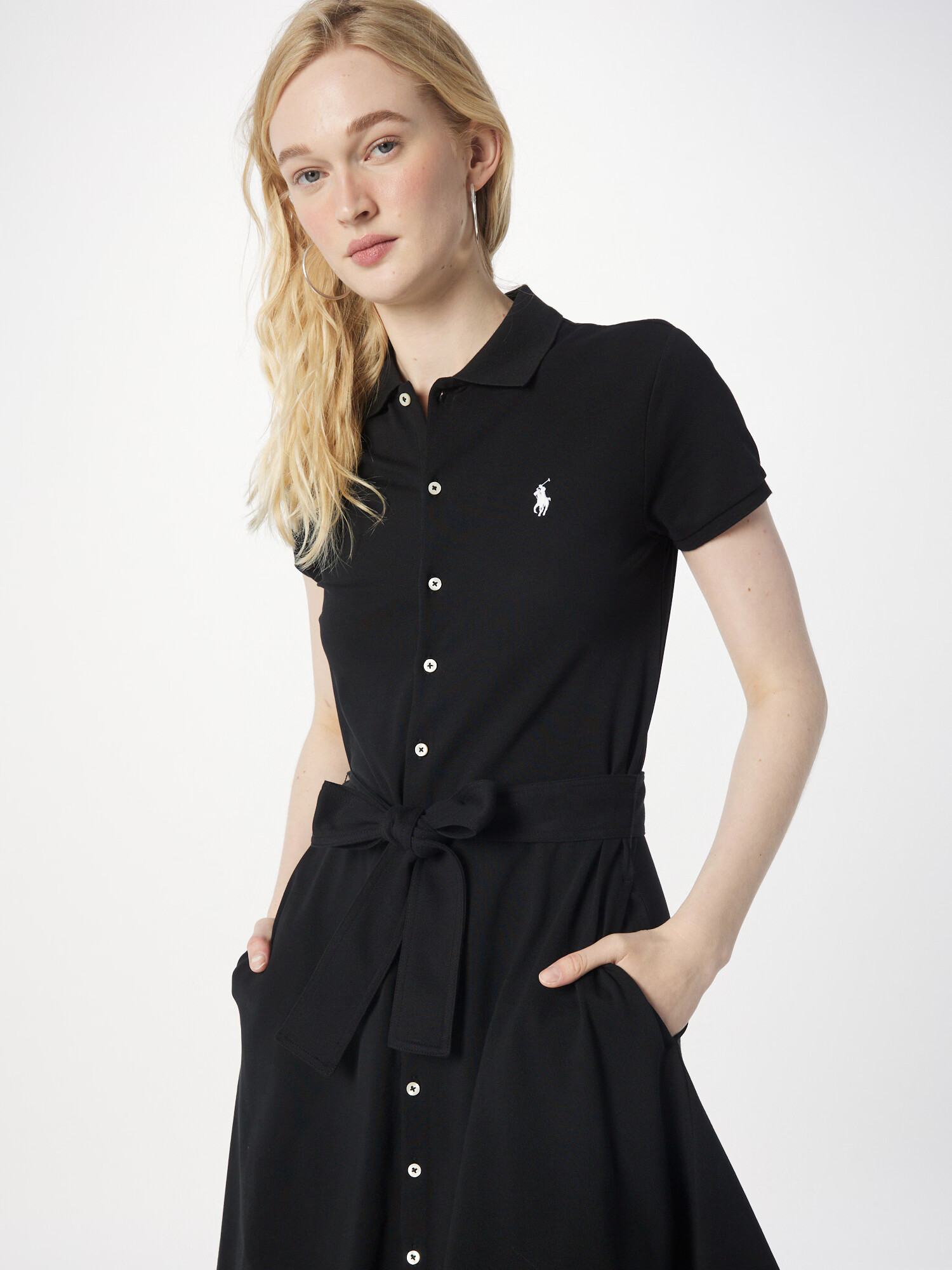 Polo Ralph Lauren Rochie tip bluză negru / alb - Pled.ro