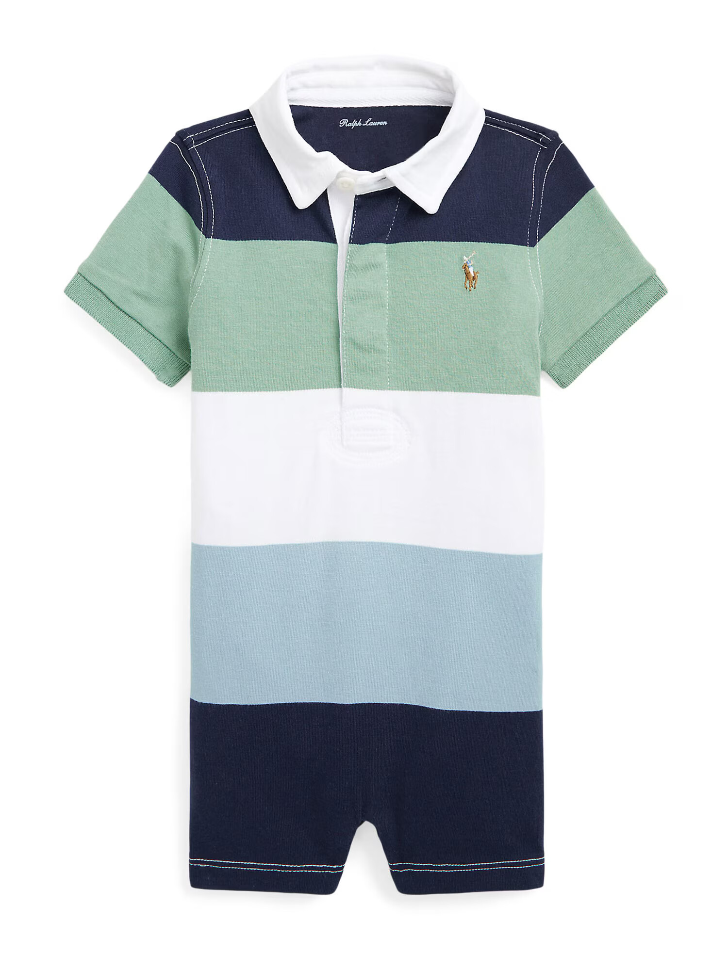 Polo Ralph Lauren Salopetă bleumarin / albastru deschis / verde mentă / alb - Pled.ro