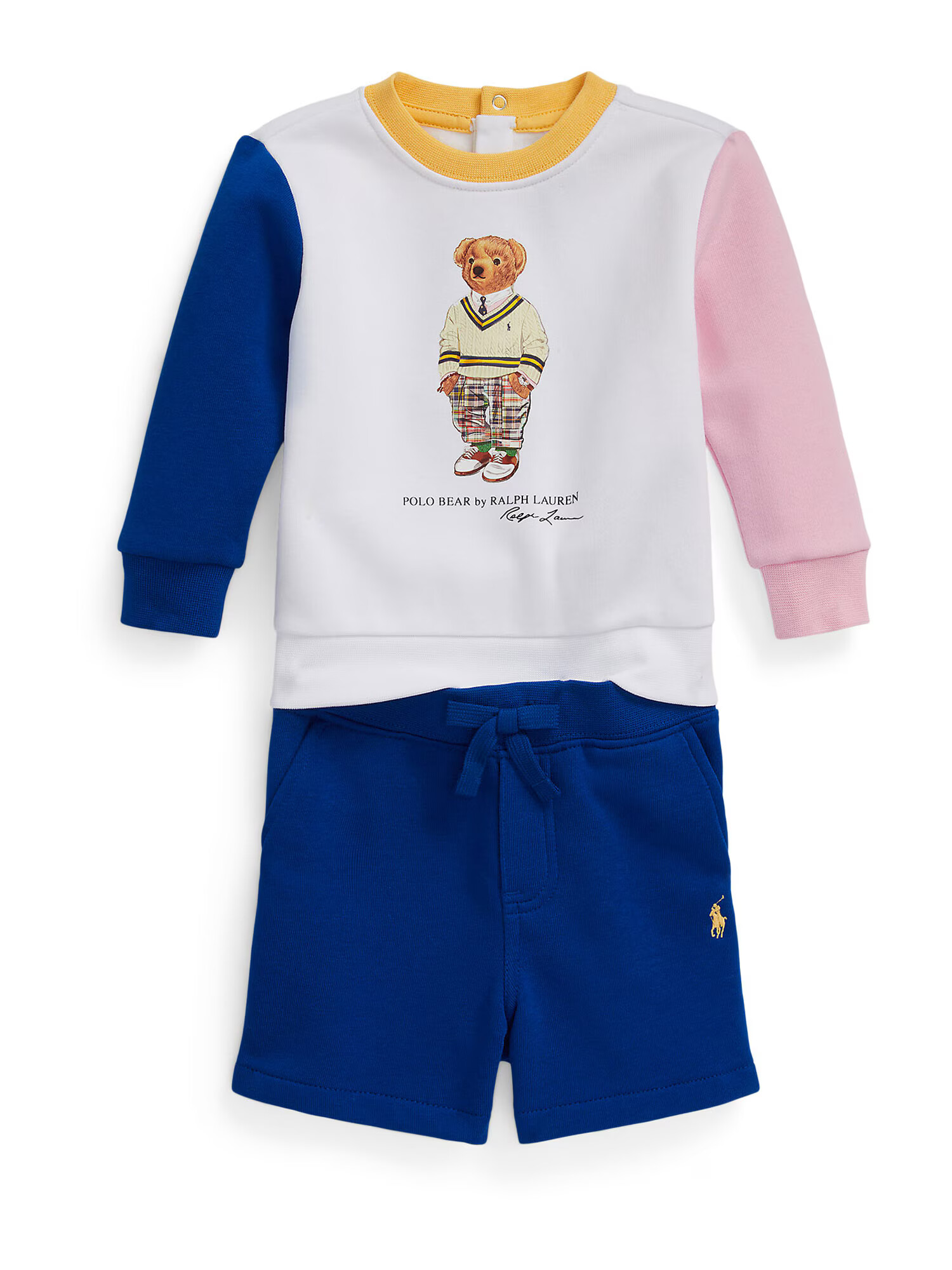 Polo Ralph Lauren Set bleumarin / galben auriu / roz / alb - Pled.ro