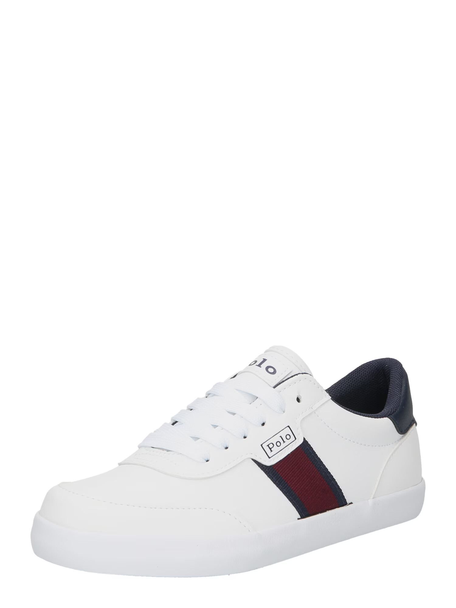 Polo Ralph Lauren Sneaker 'COURT' albastru închis / roșu carmin / alb - Pled.ro