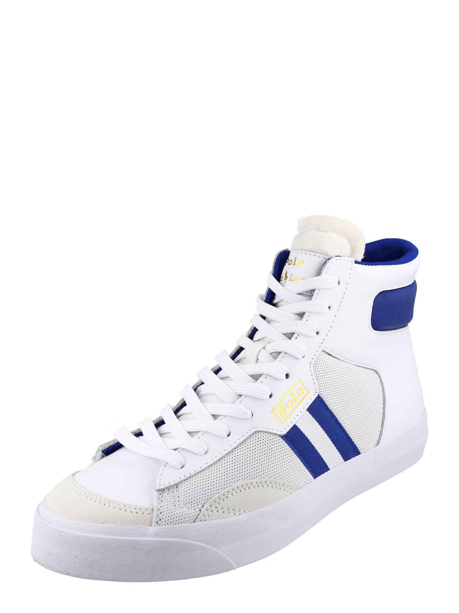 Polo Ralph Lauren Sneaker înalt 'GERVIN' bej / albastru / alb - Pled.ro