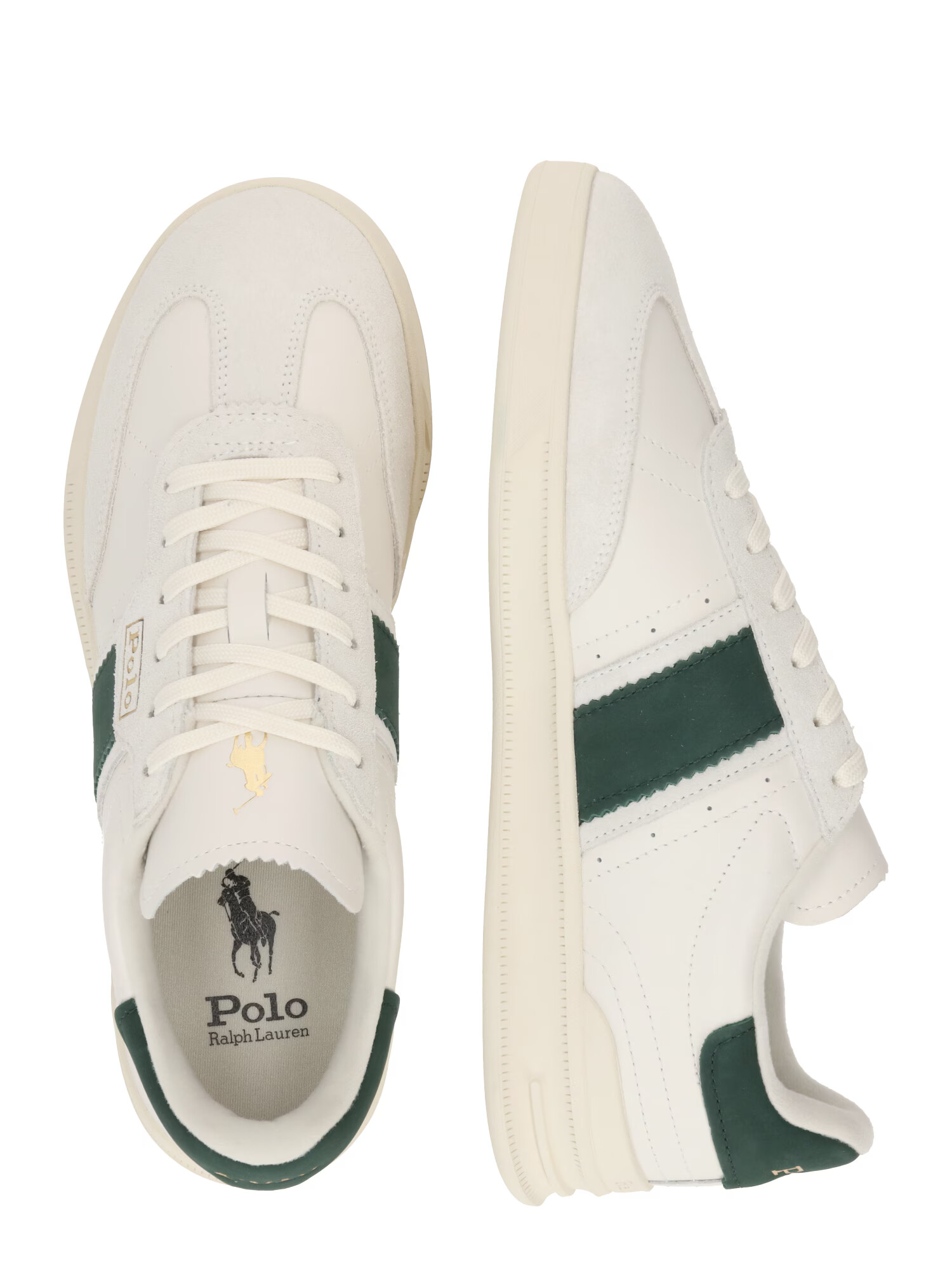 Polo Ralph Lauren Sneaker low bej / auriu / verde - Pled.ro