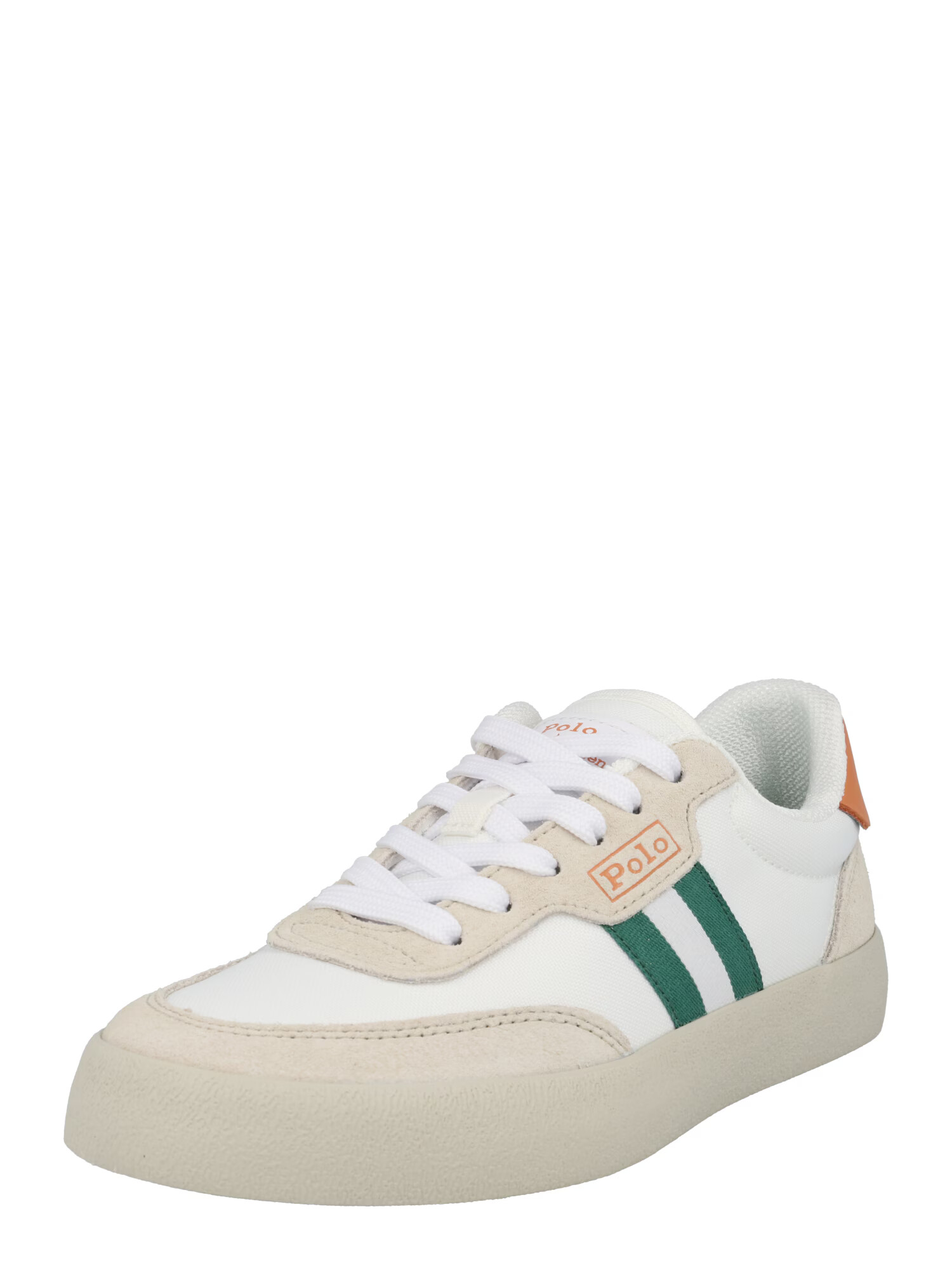 Polo Ralph Lauren Sneaker low bej / verde / roșu orange / alb - Pled.ro