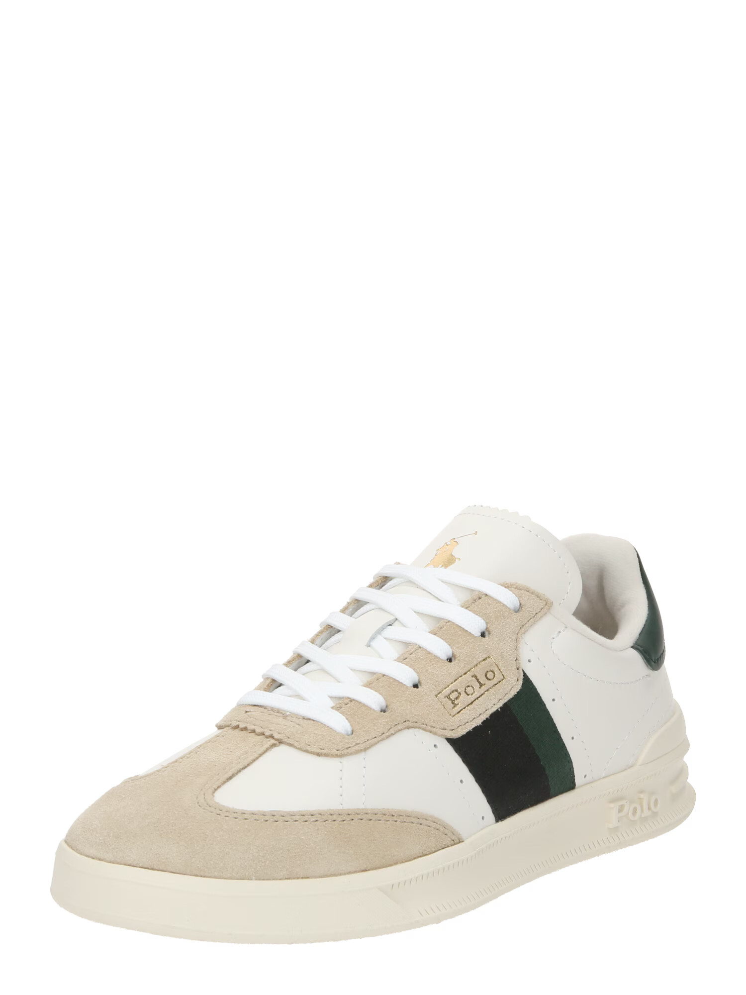 Polo Ralph Lauren Sneaker low 'HTR AERA' bej / verde închis / negru / alb - Pled.ro