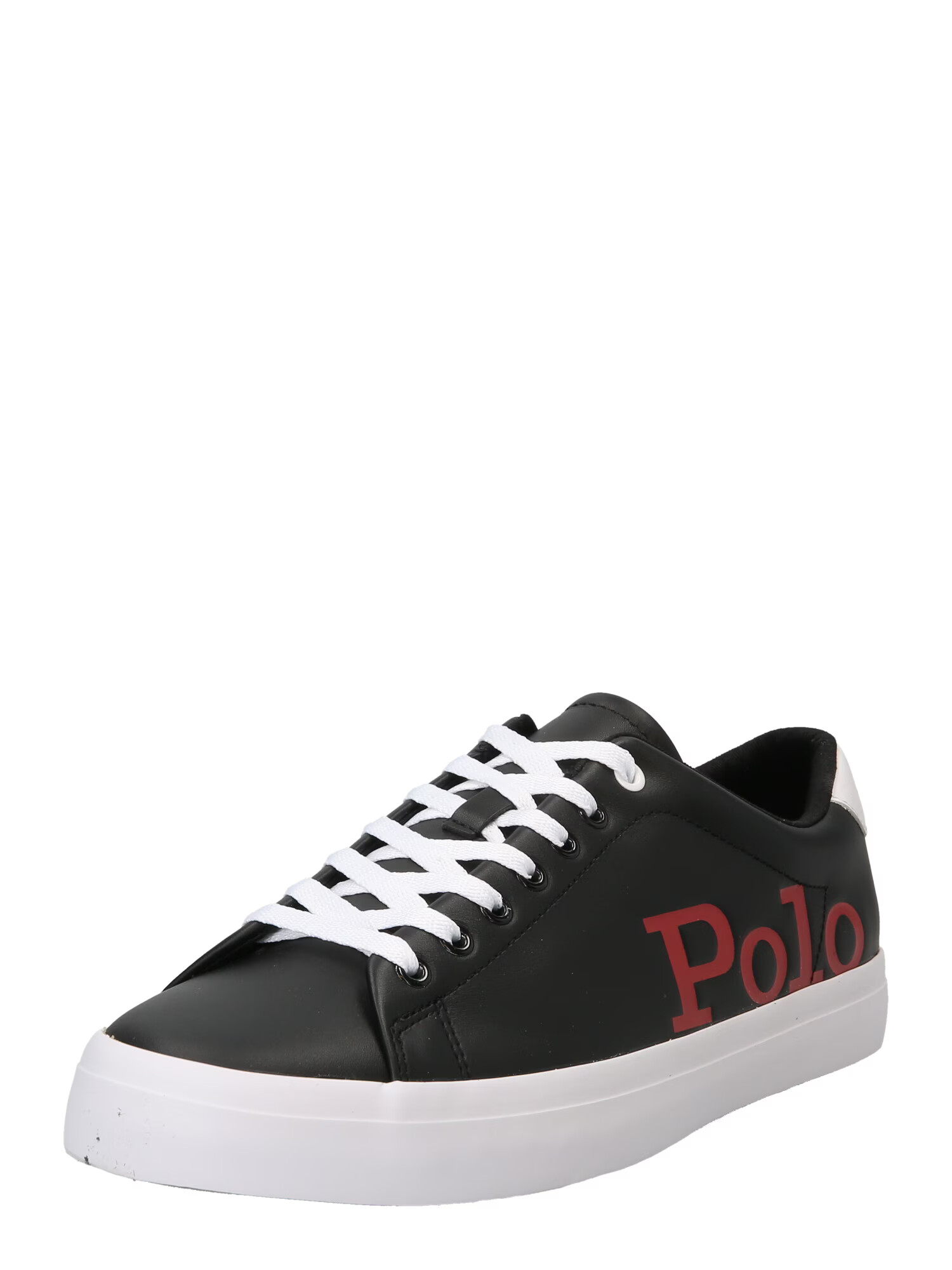 Polo Ralph Lauren Sneaker low 'LONGWOOD' roșu / negru / alb - Pled.ro