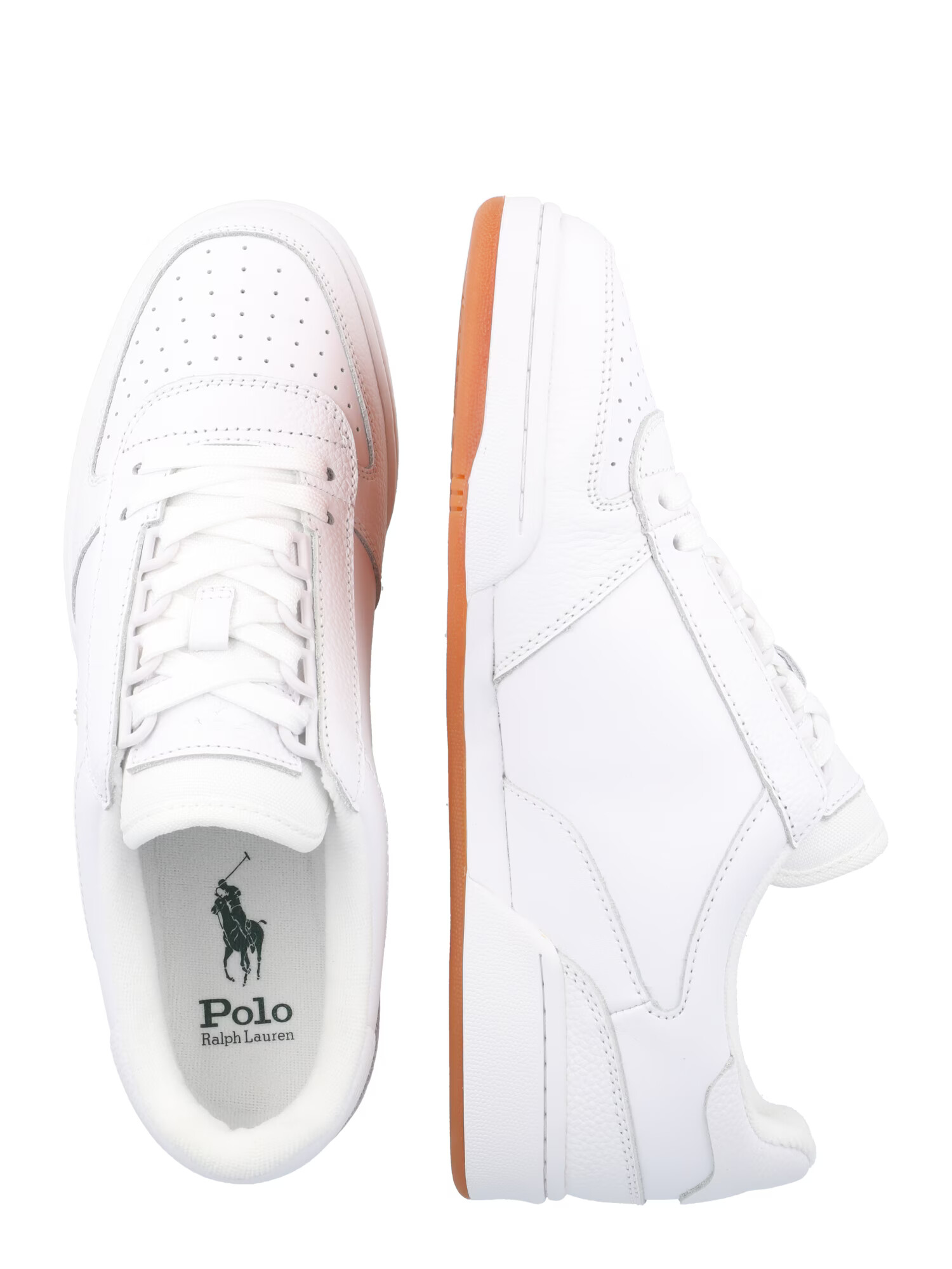 Polo Ralph Lauren Sneaker low maro deschis / alb - Pled.ro