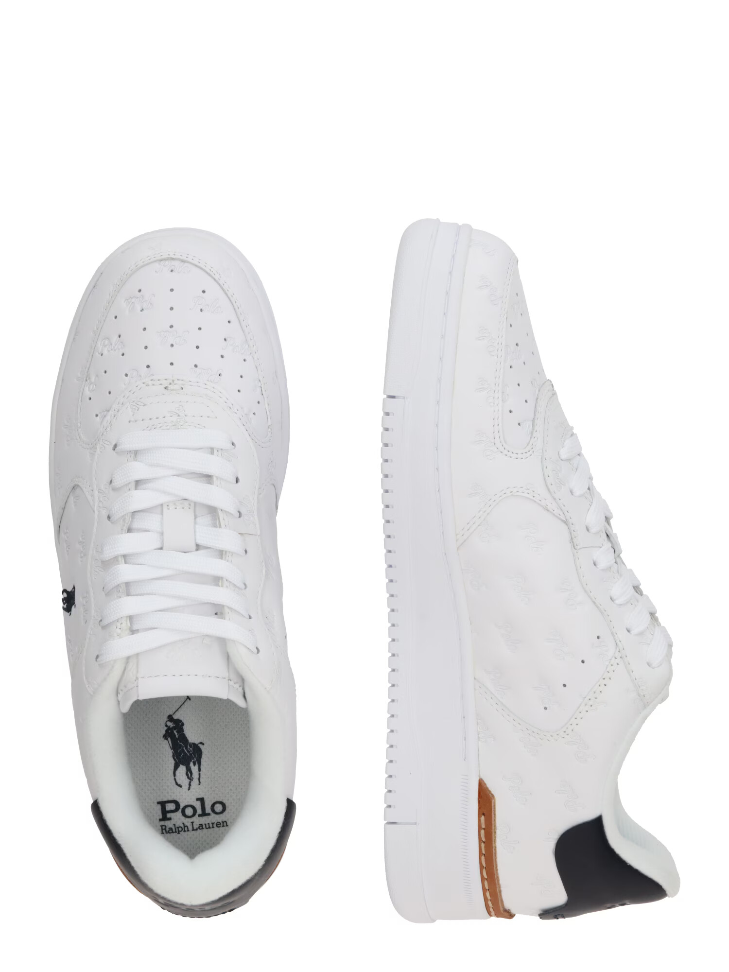 Polo Ralph Lauren Sneaker low maro / negru / alb - Pled.ro