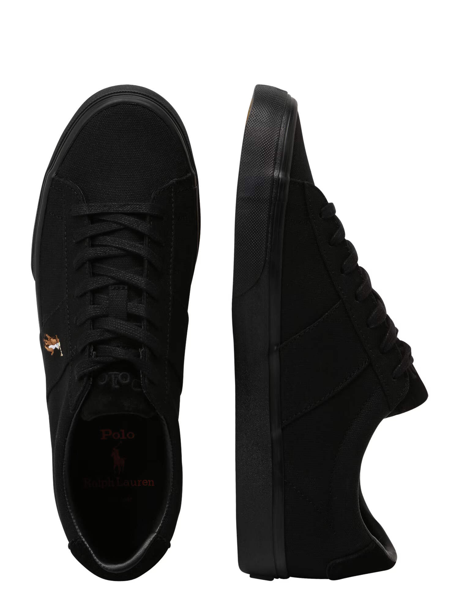 Polo Ralph Lauren Sneaker low 'Sayer' bej / maro / negru / alb - Pled.ro