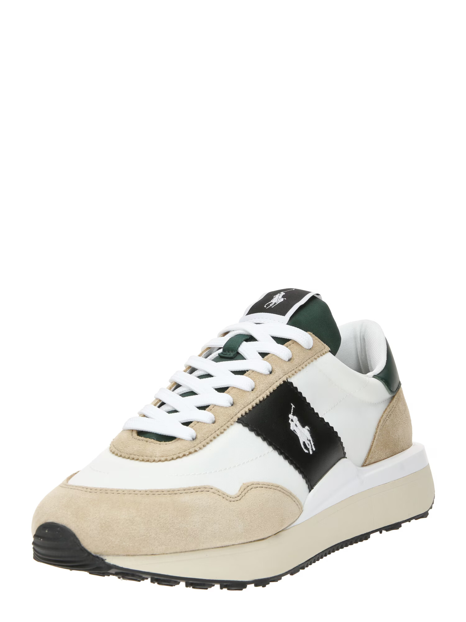 Polo Ralph Lauren Sneaker low 'TRAIN 89' maro cămilă / verde închis / negru / alb - Pled.ro