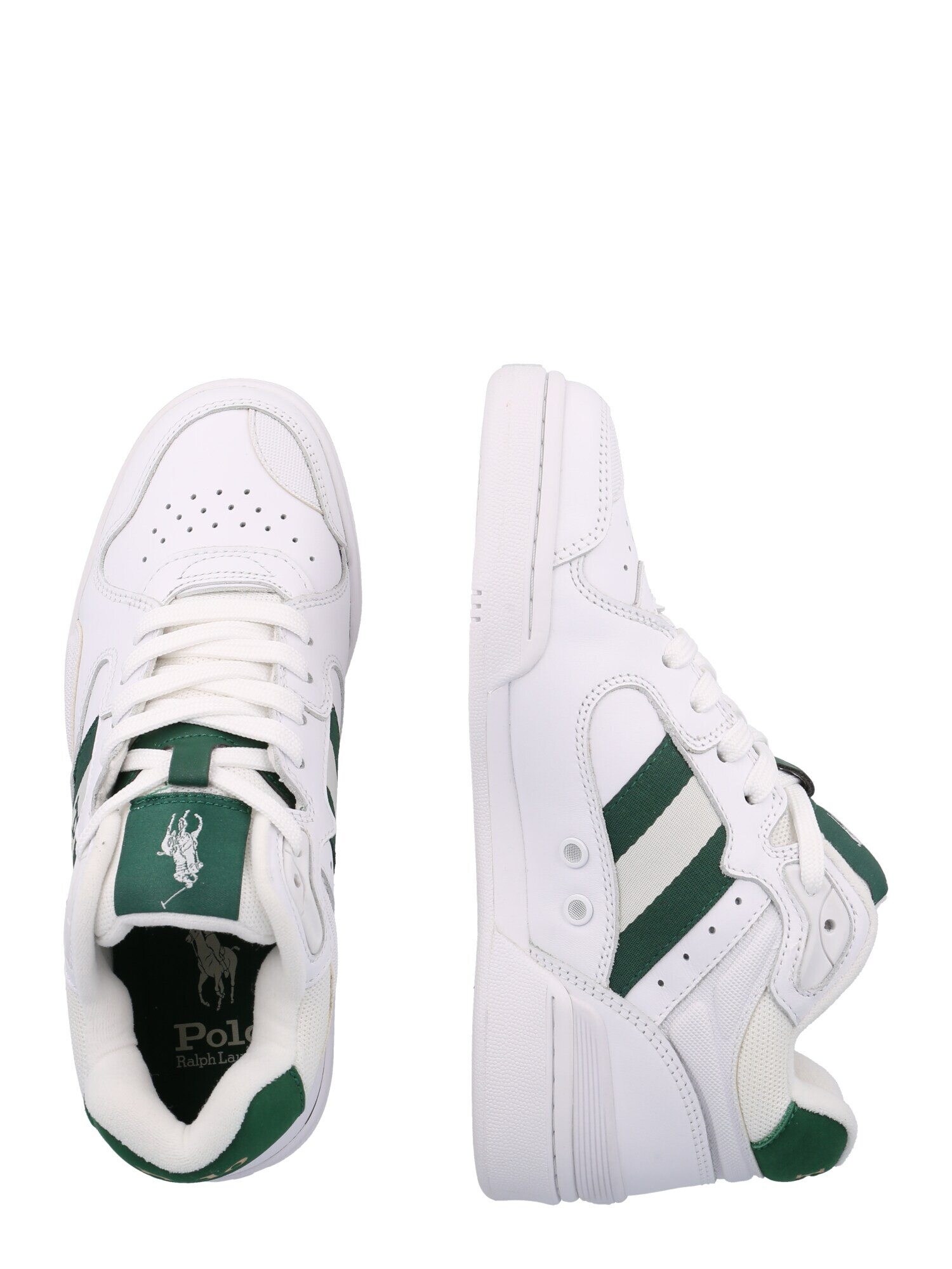 Polo Ralph Lauren Sneaker low verde închis / alb - Pled.ro